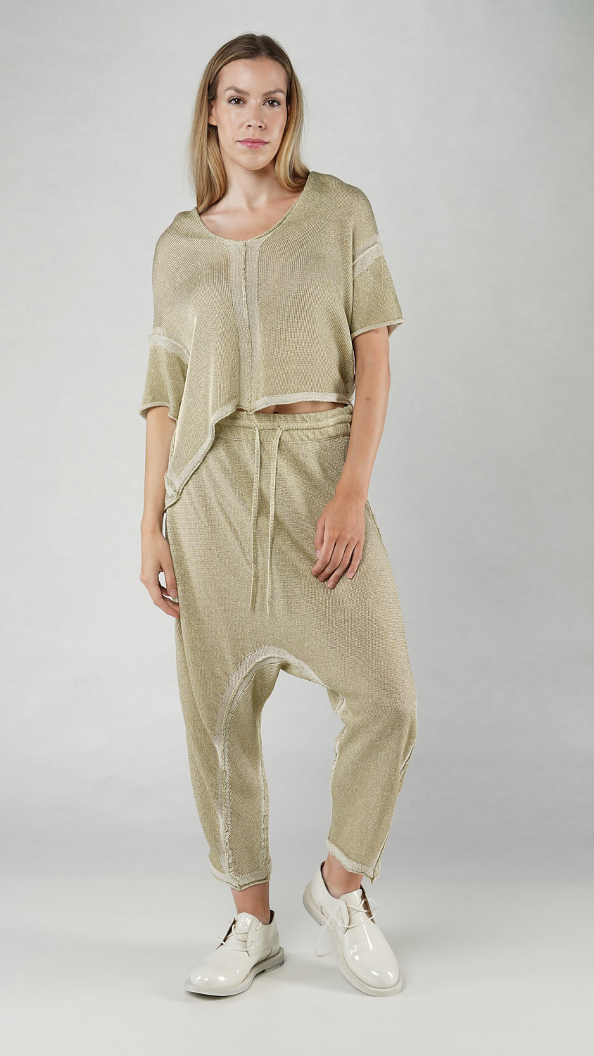 Rundholz Mainline Pullover Gold Sparkle