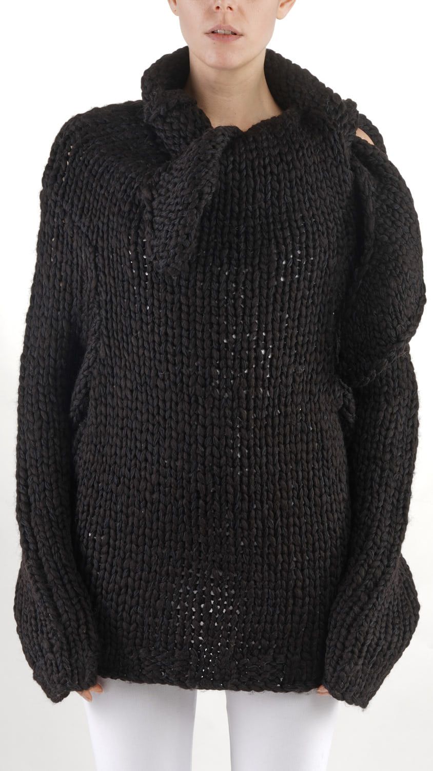 Rundholz Mainline Knitted Pullover Black