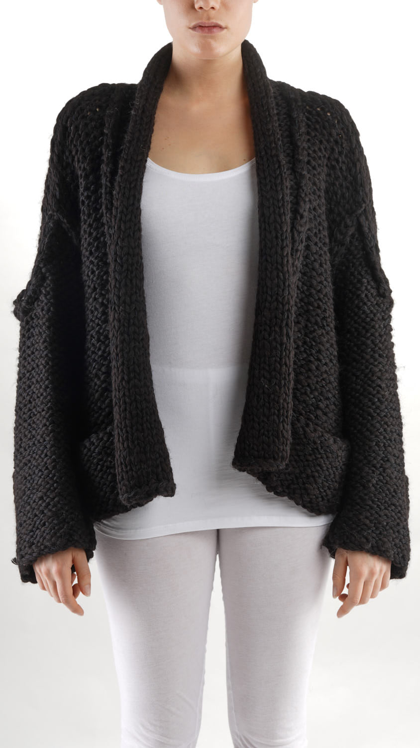 Rundholz Mainline Knitted Vest Black