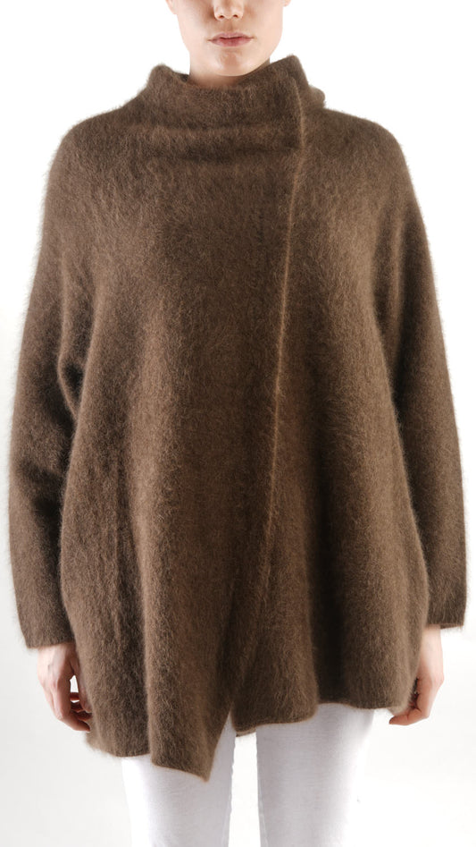Rundholz Mainline Racoon Pullover Kaffee