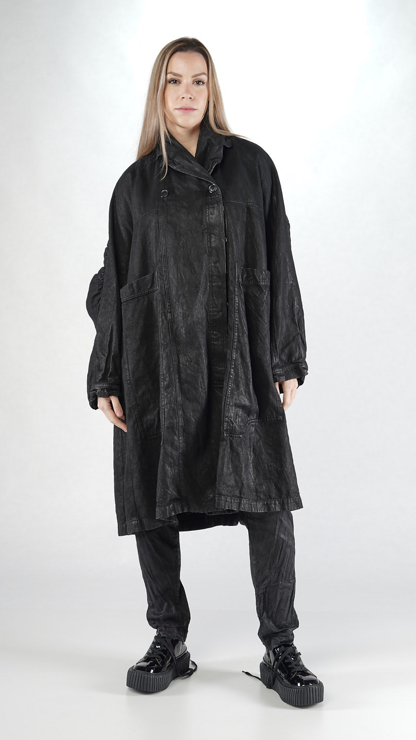 PRE-ORDER Rundholz Mainline Coat Black Gloss
