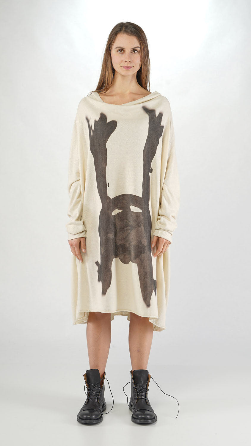 Rundholz Mainline Dress Bone Print