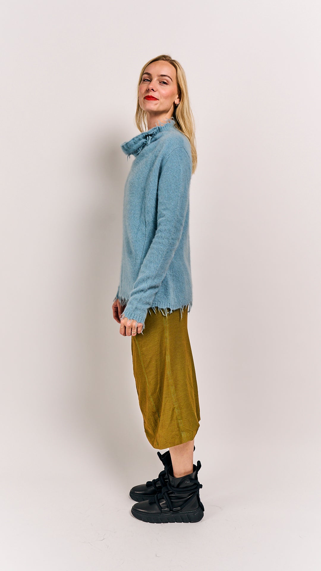 Rundholz DIP Fox Pullover Lagoon