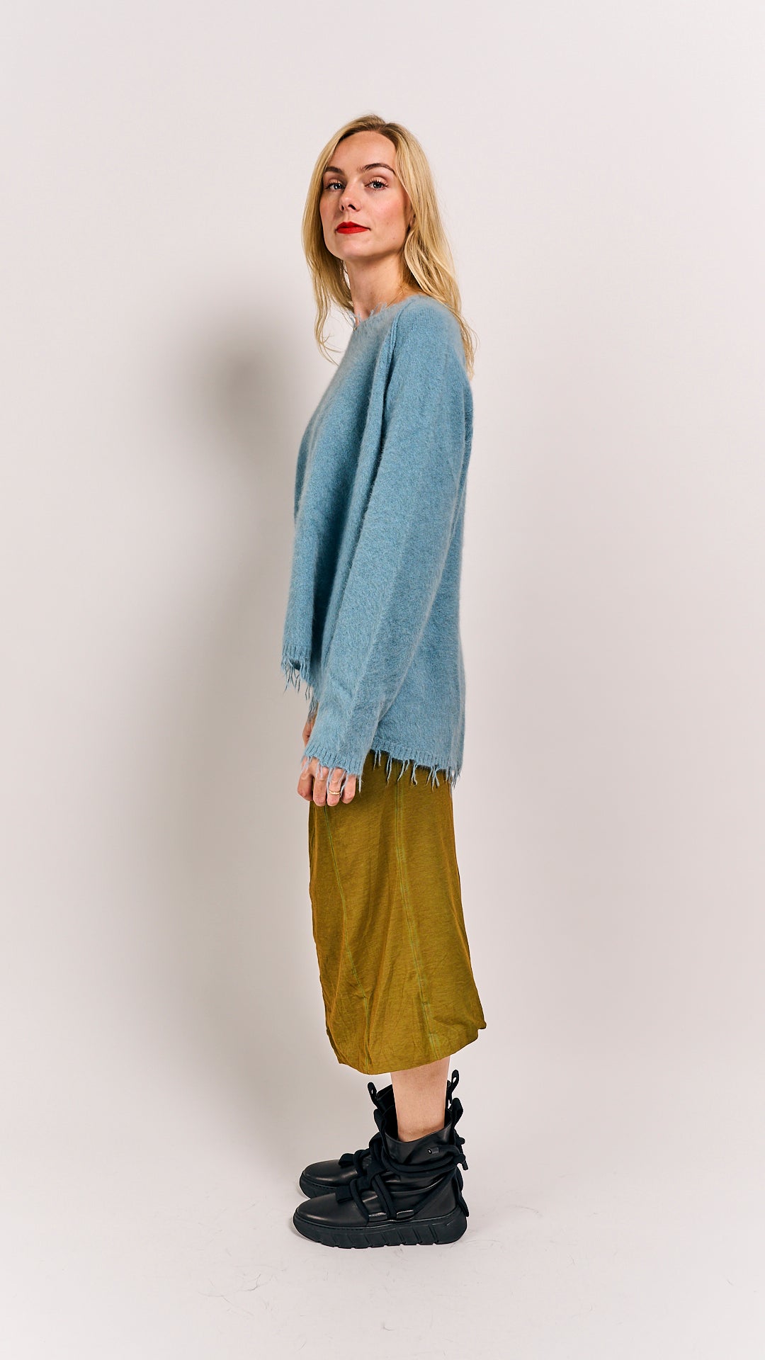 Rundholz DIP Fox Pullover Lagoon
