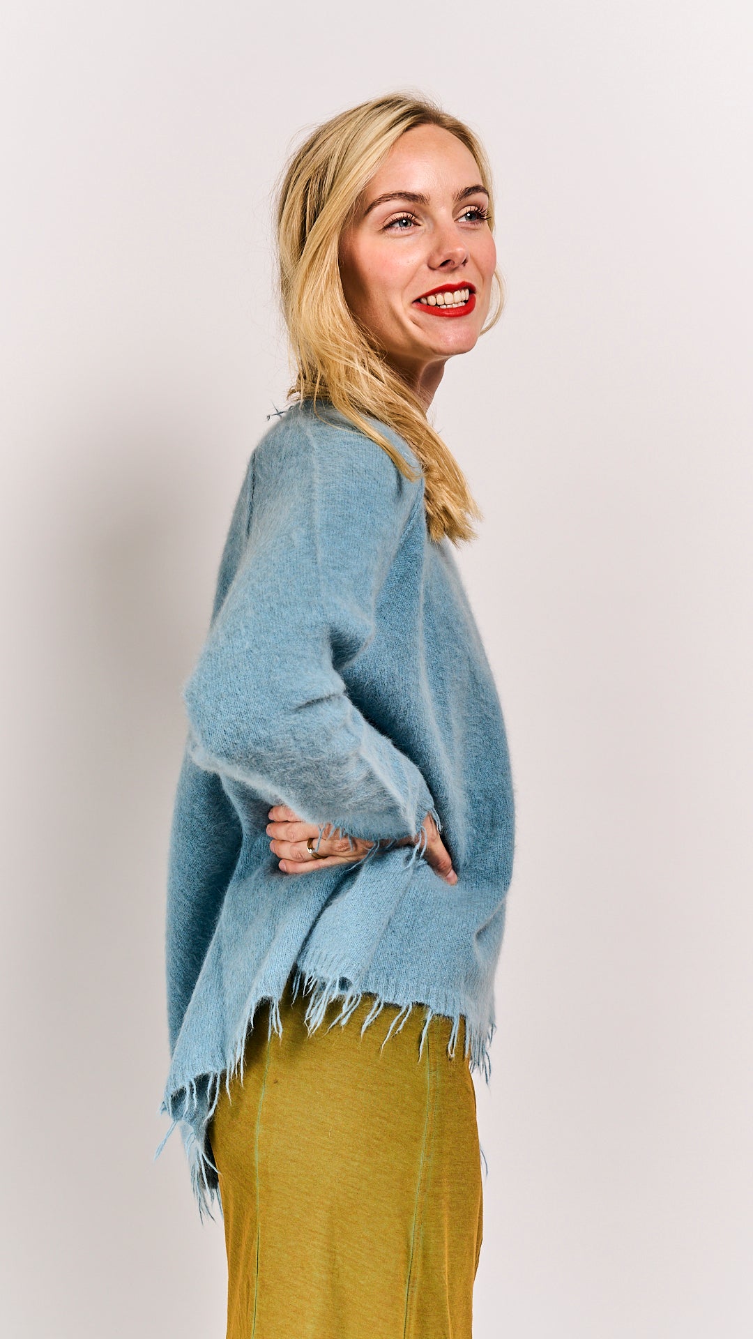 Rundholz DIP Fox Pullover Lagoon