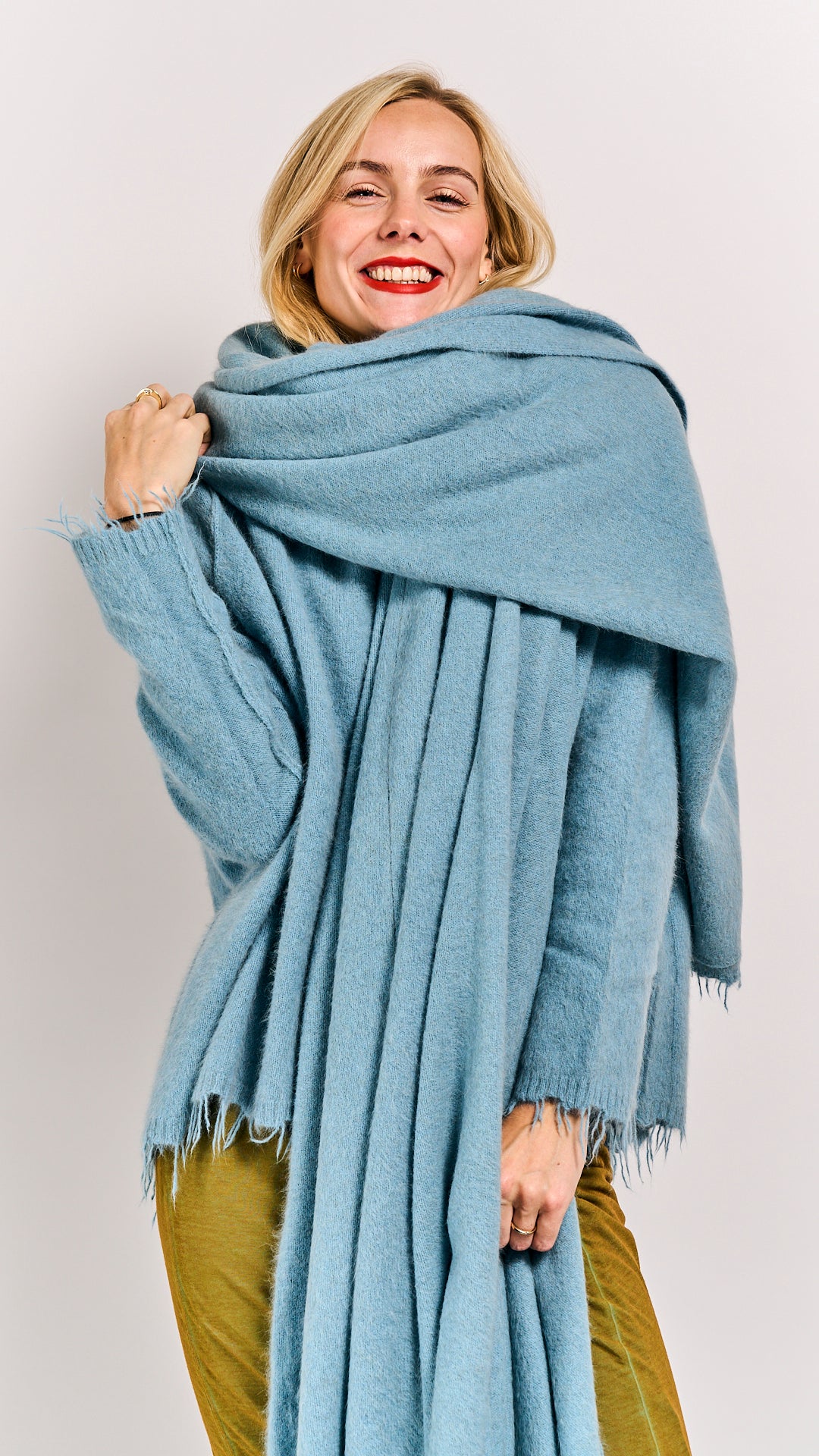 Rundholz DIP Fox Shawl Lagoon