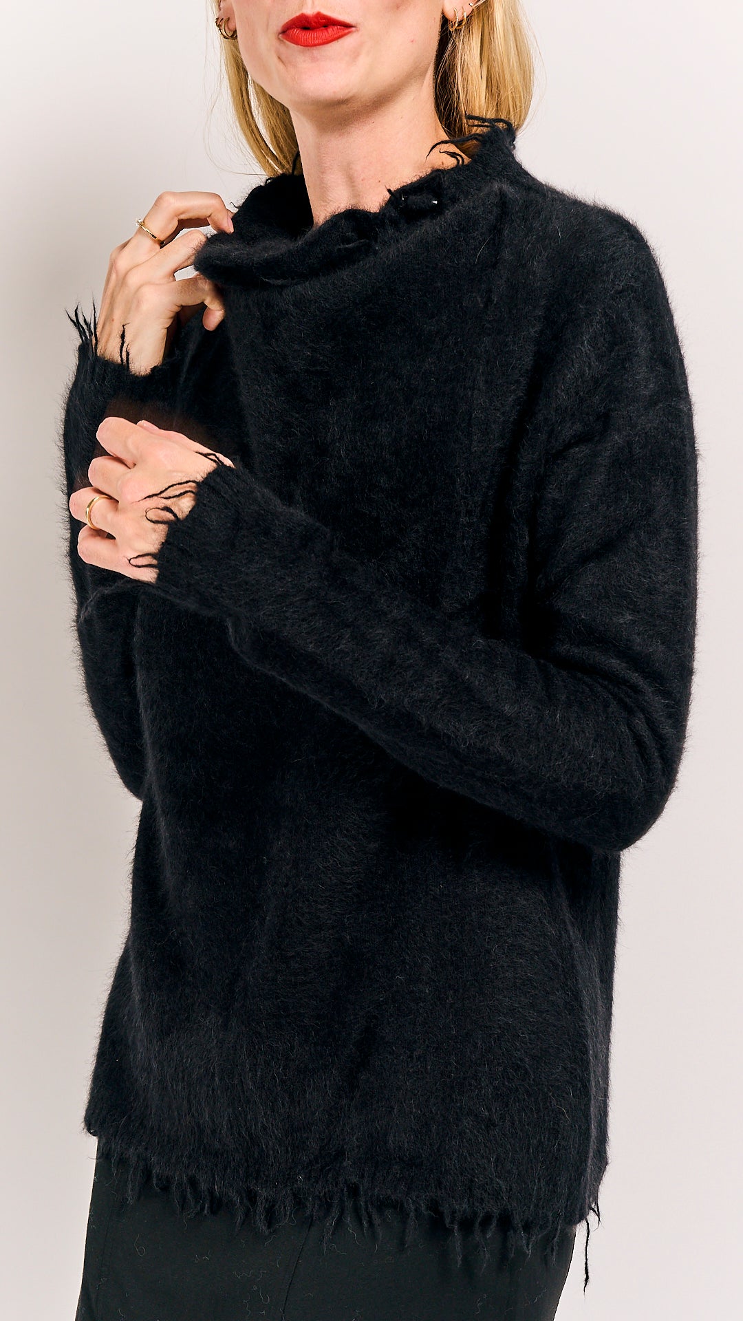 Rundholz DIP Fox Pullover Black