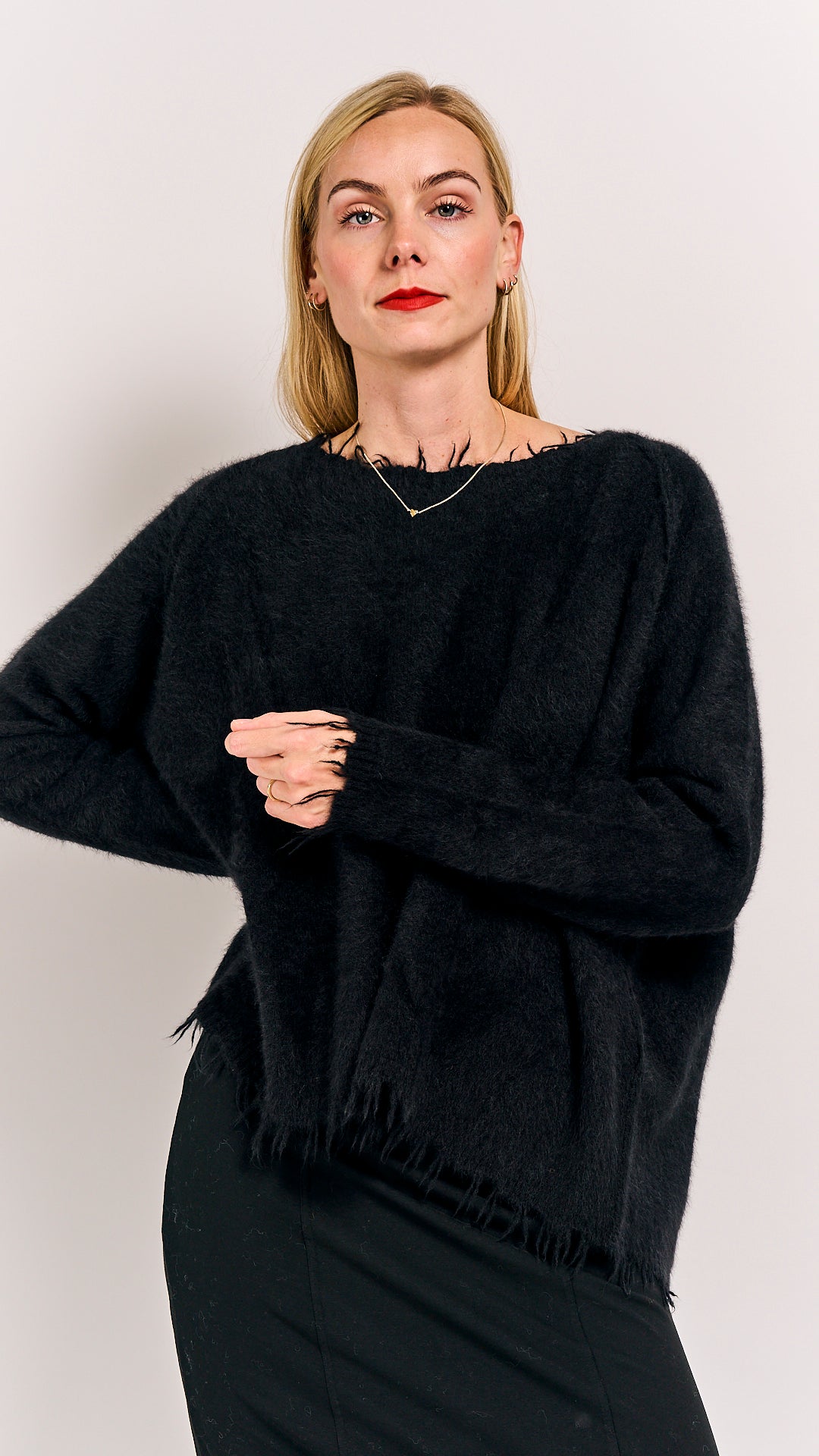 Rundholz DIP Fox Pullover Black