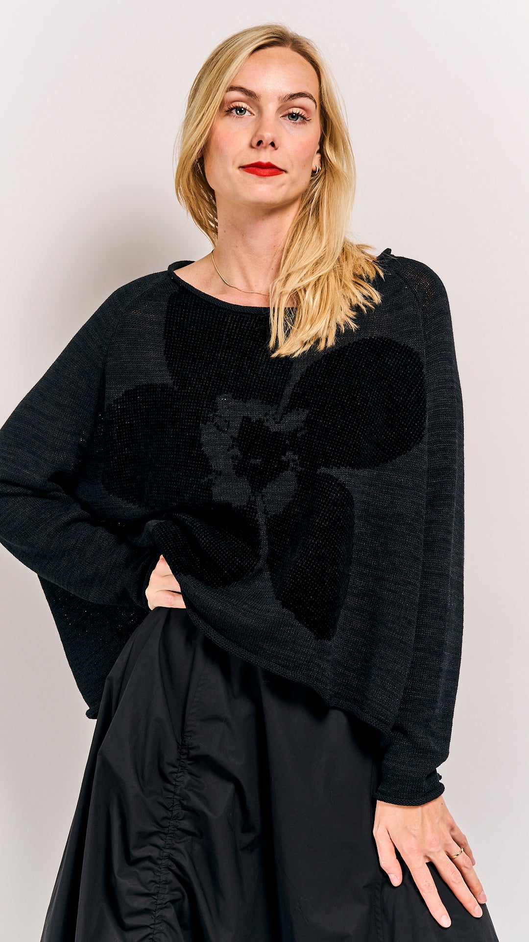 Rundholz Black Label Pullover Black Blackflock