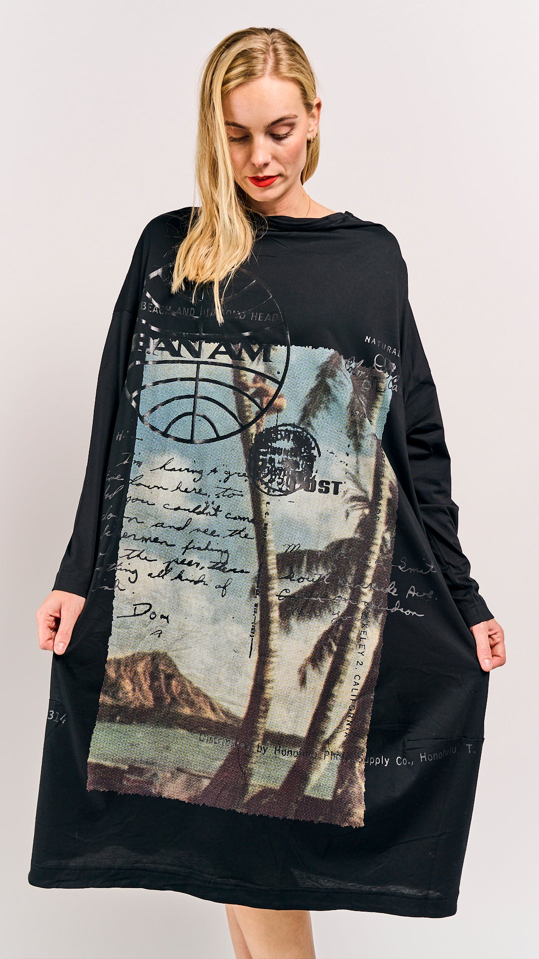 Rundholz DIP Dress Waikiki Black Print