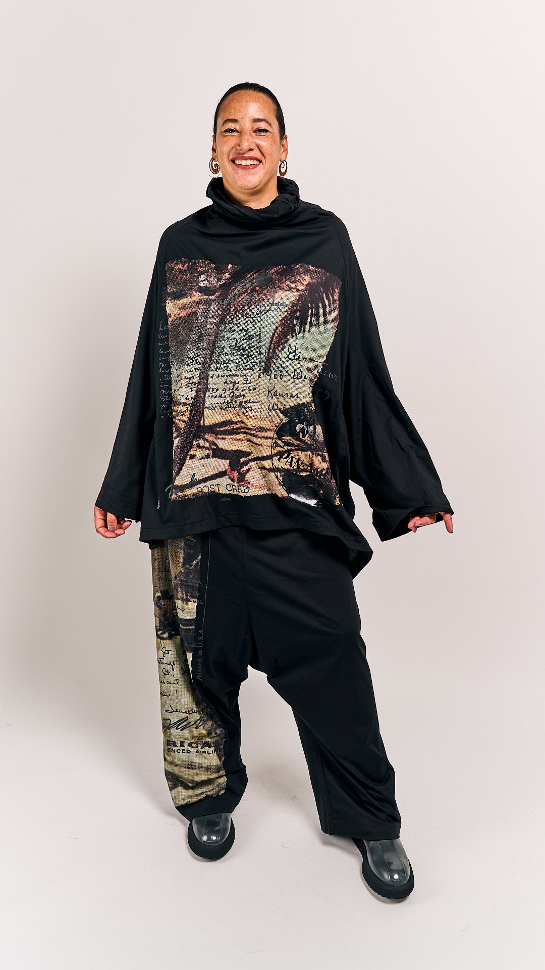 Rundholz DIP Shirt Waikiki Black Print