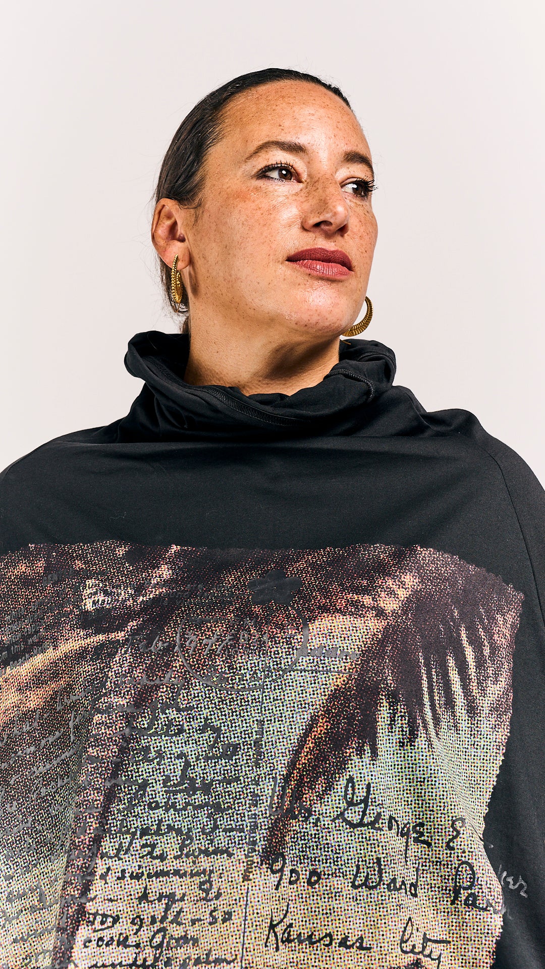 Rundholz DIP Shirt Waikiki Black Print