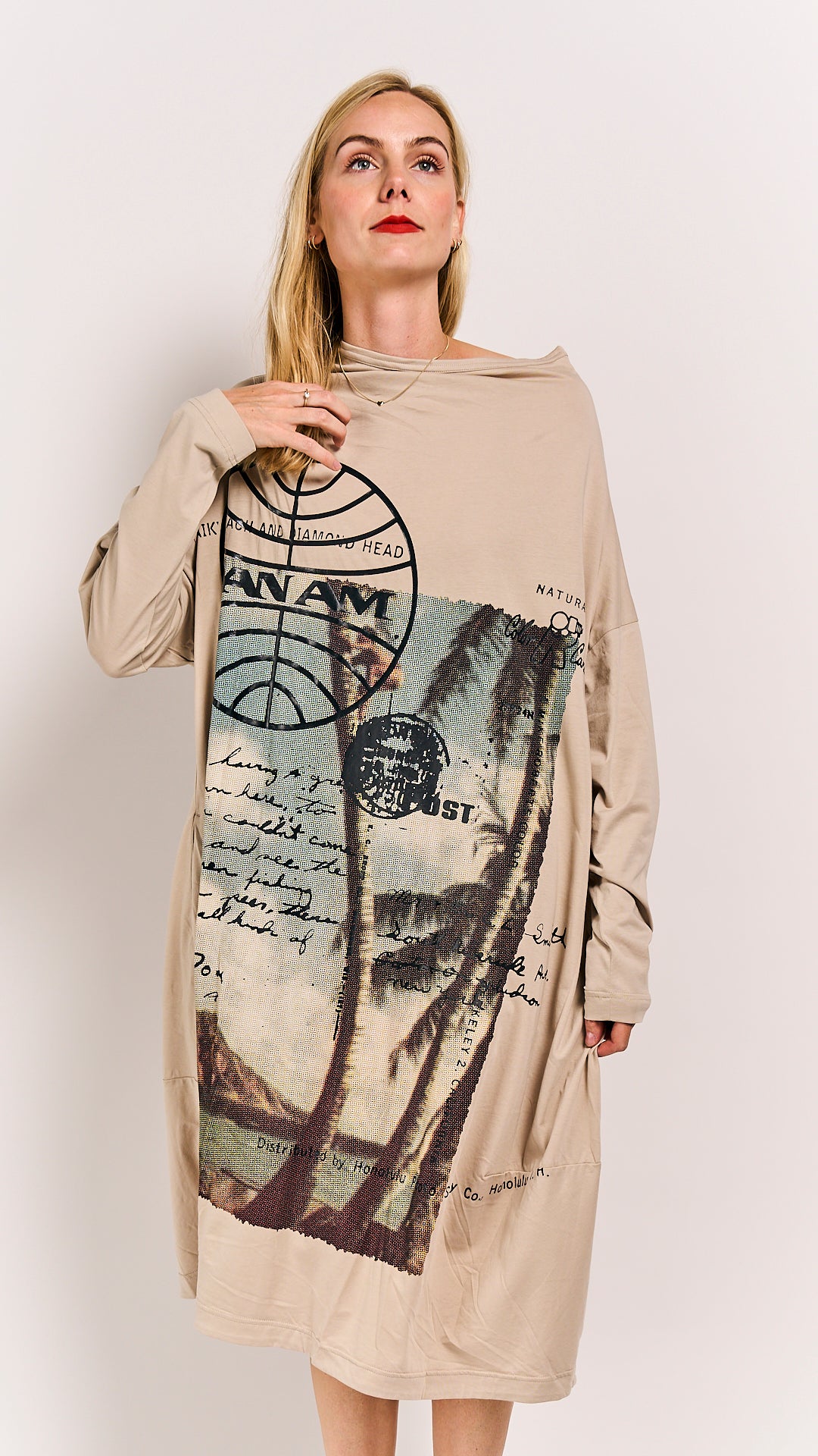 Rundholz DIP Dress Waikiki Sand Print
