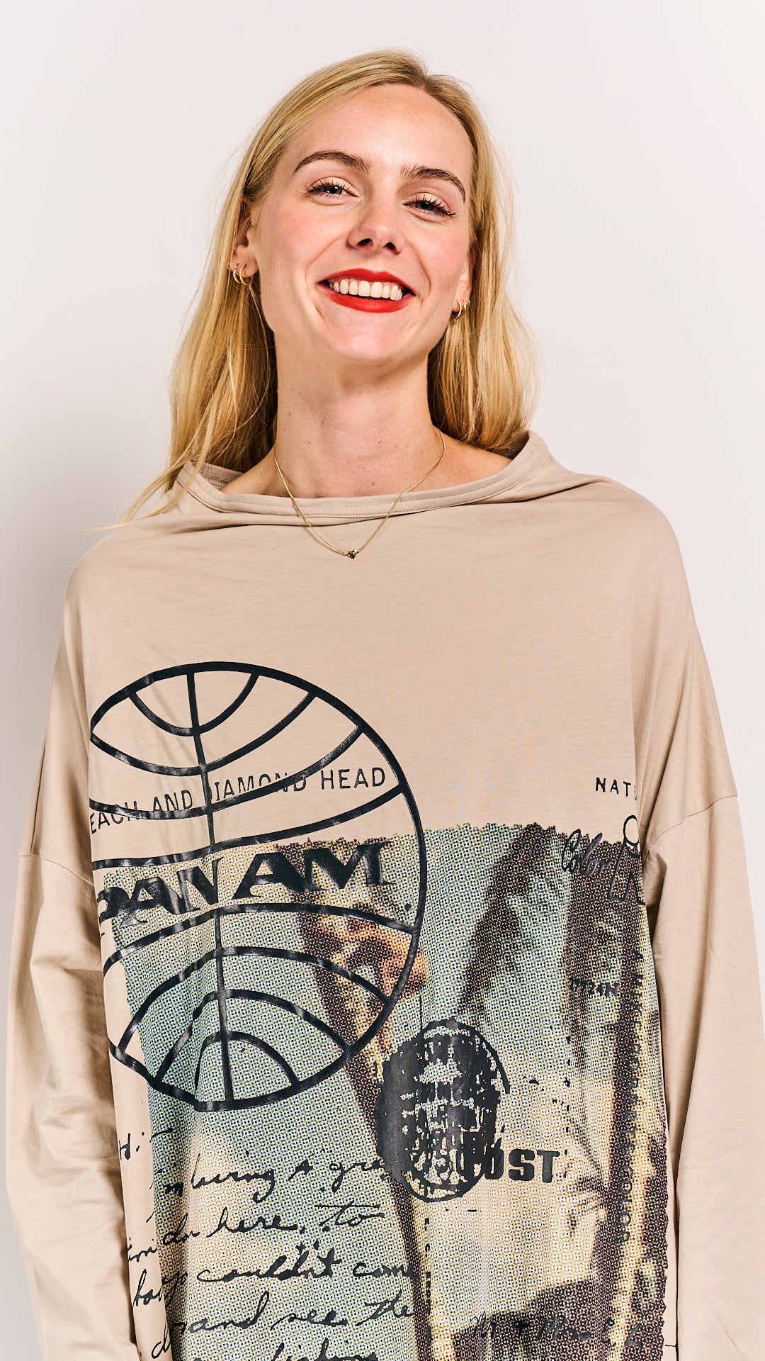 Rundholz DIP Dress Waikiki Sand Print