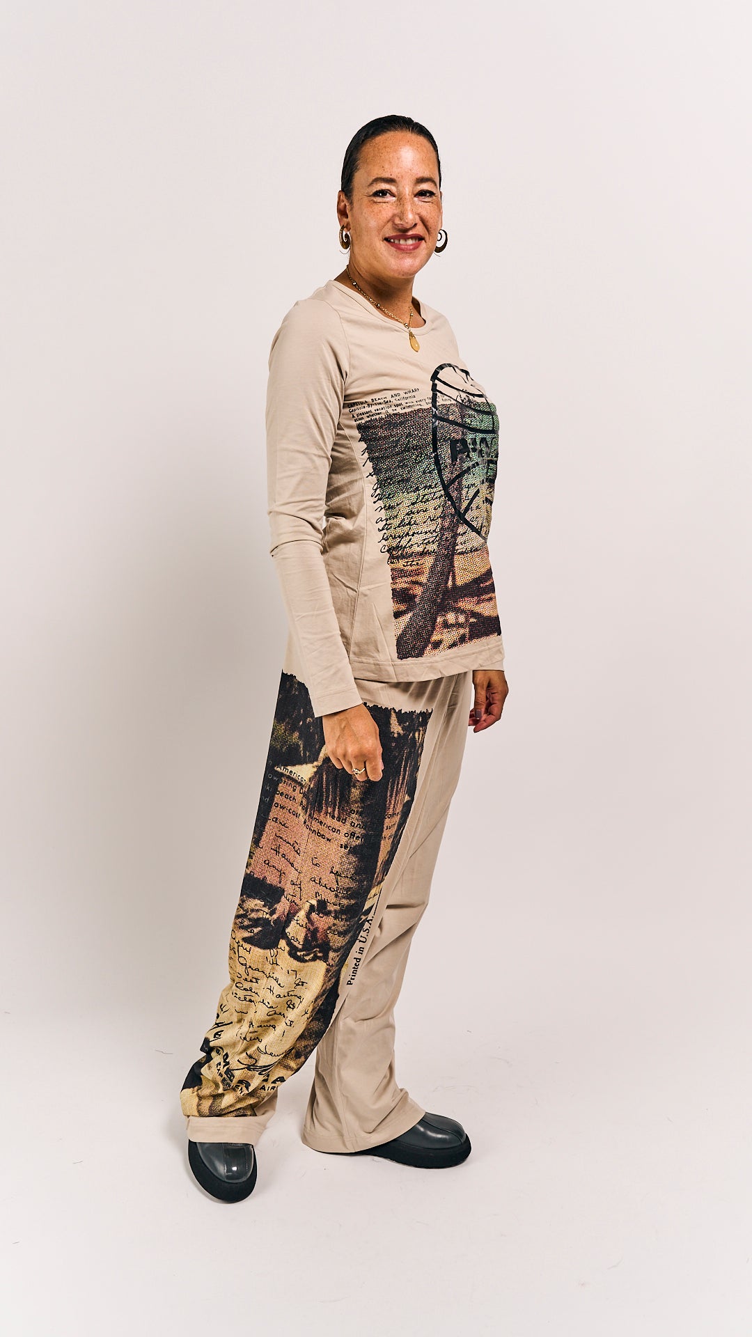 Rundholz DIP Shirt Waikiki Sand Print