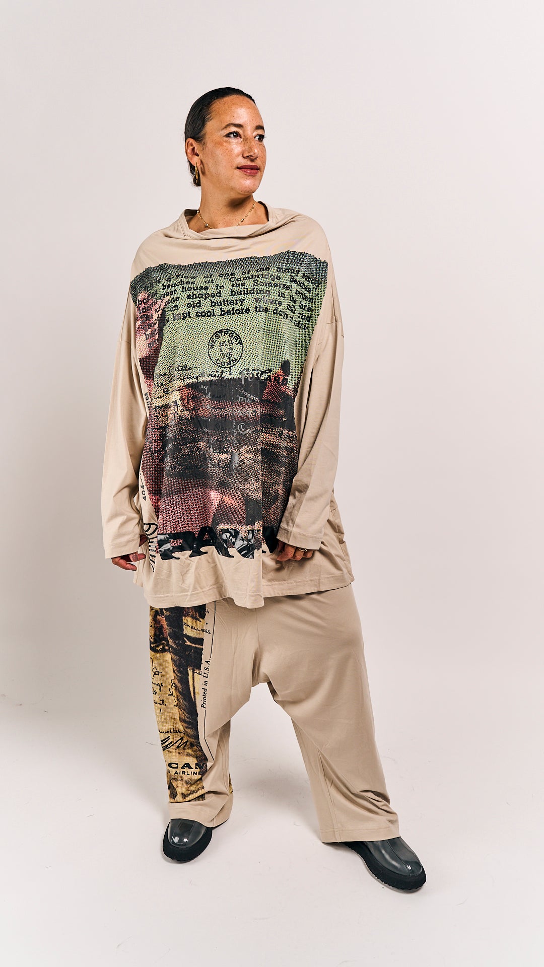 Rundholz DIP Shirt Waikiki Sand Print