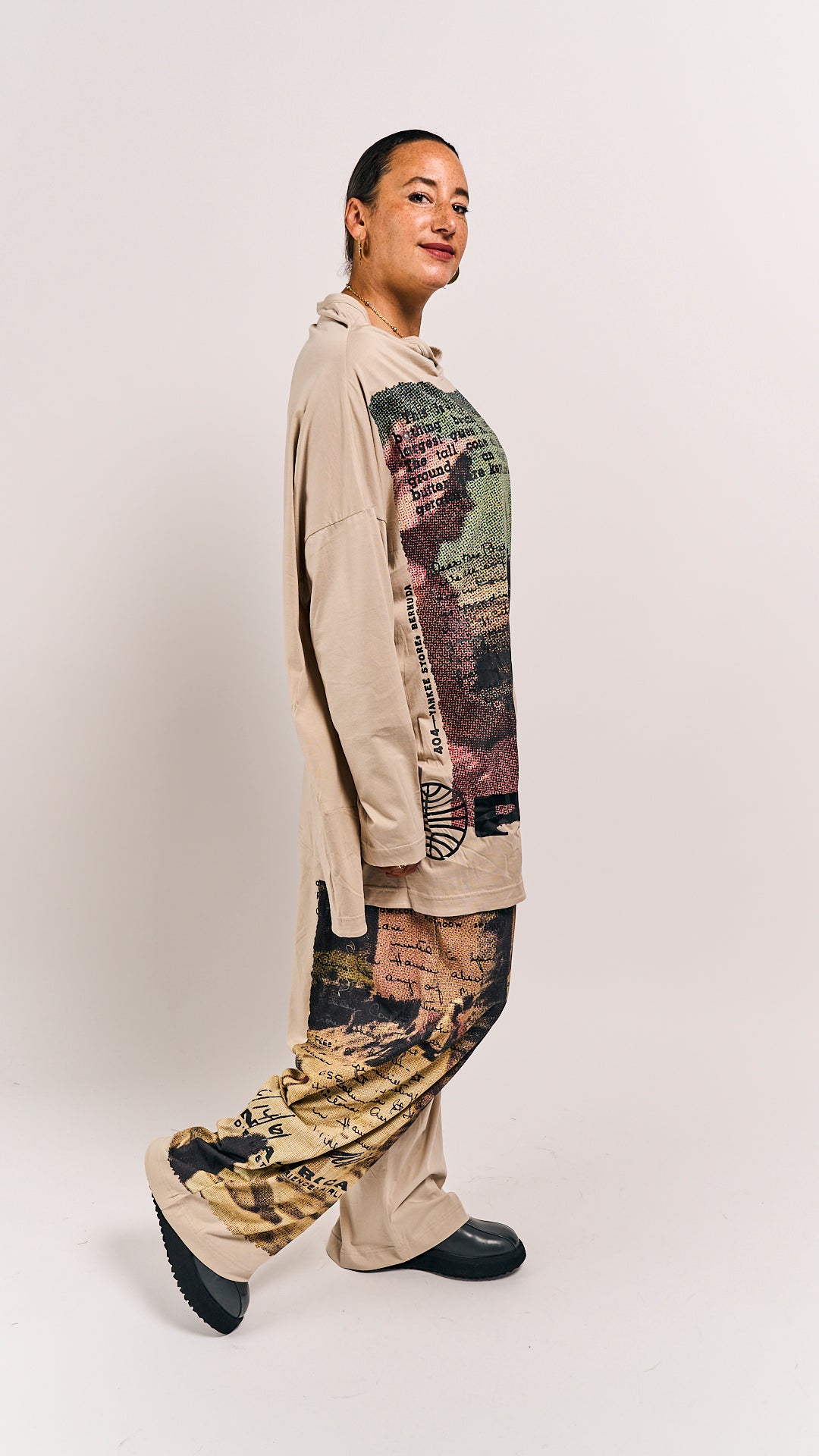 Rundholz DIP Shirt Waikiki Sand Print