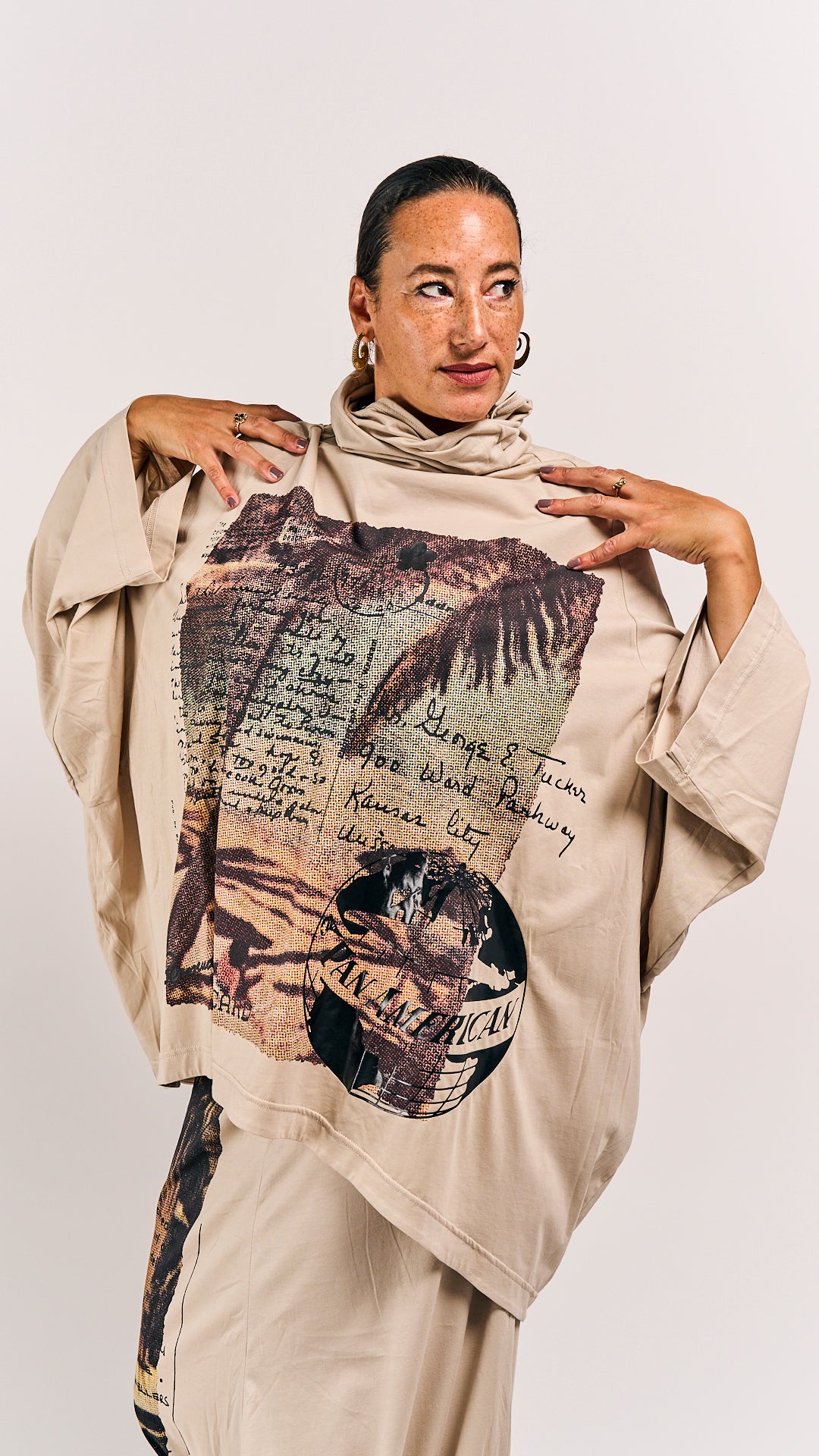 Rundholz DIP Shirt Waikiki Sand Print