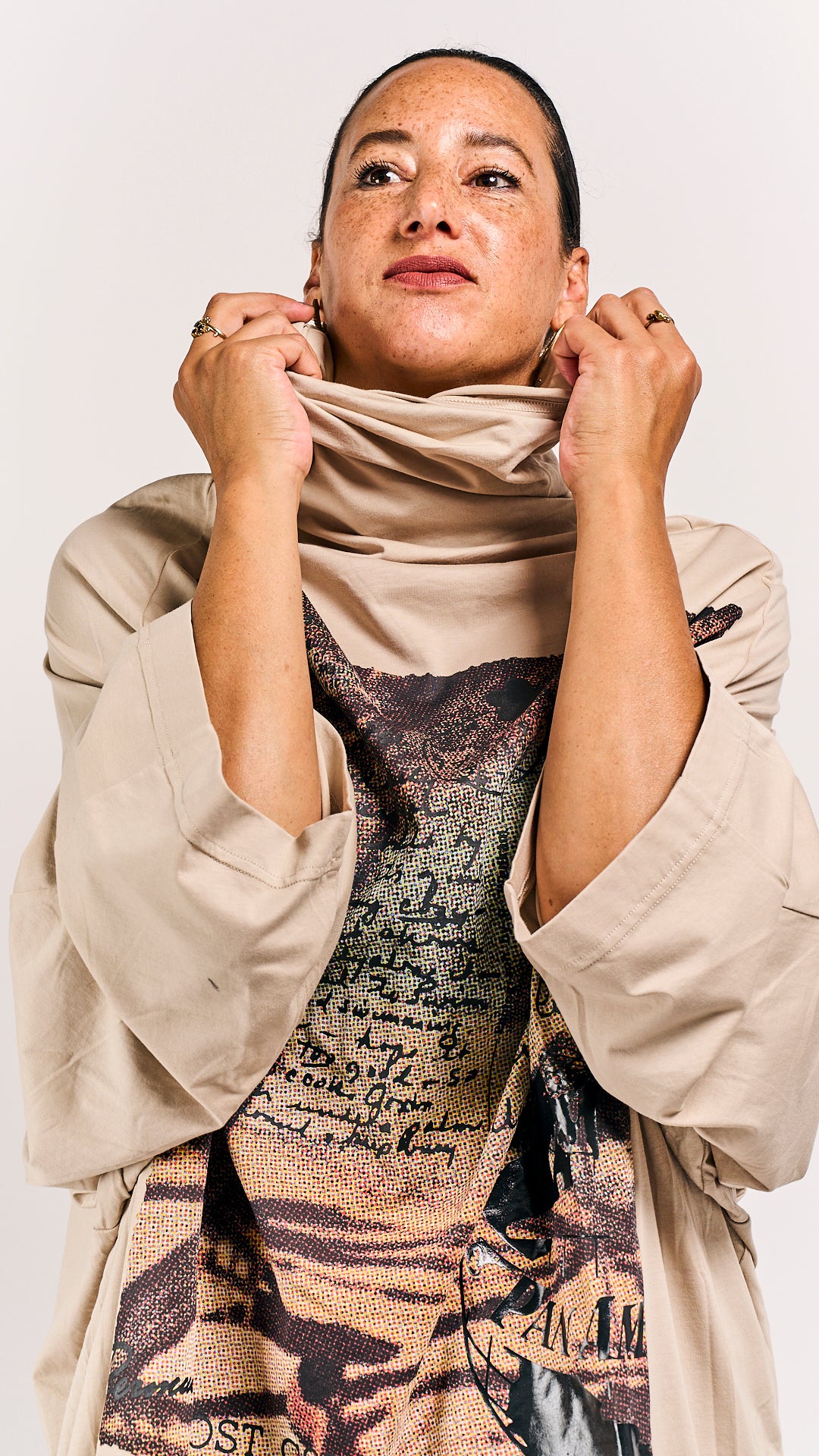 Rundholz DIP Shirt Waikiki Sand Print