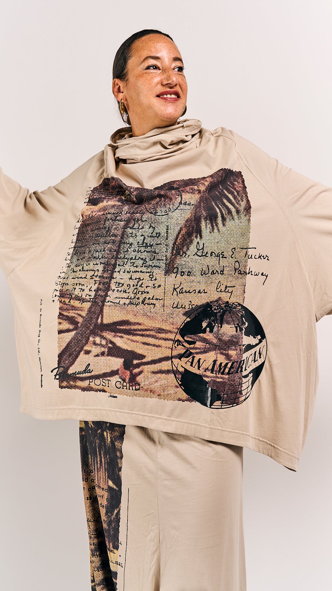Rundholz DIP Shirt Waikiki Sand Print