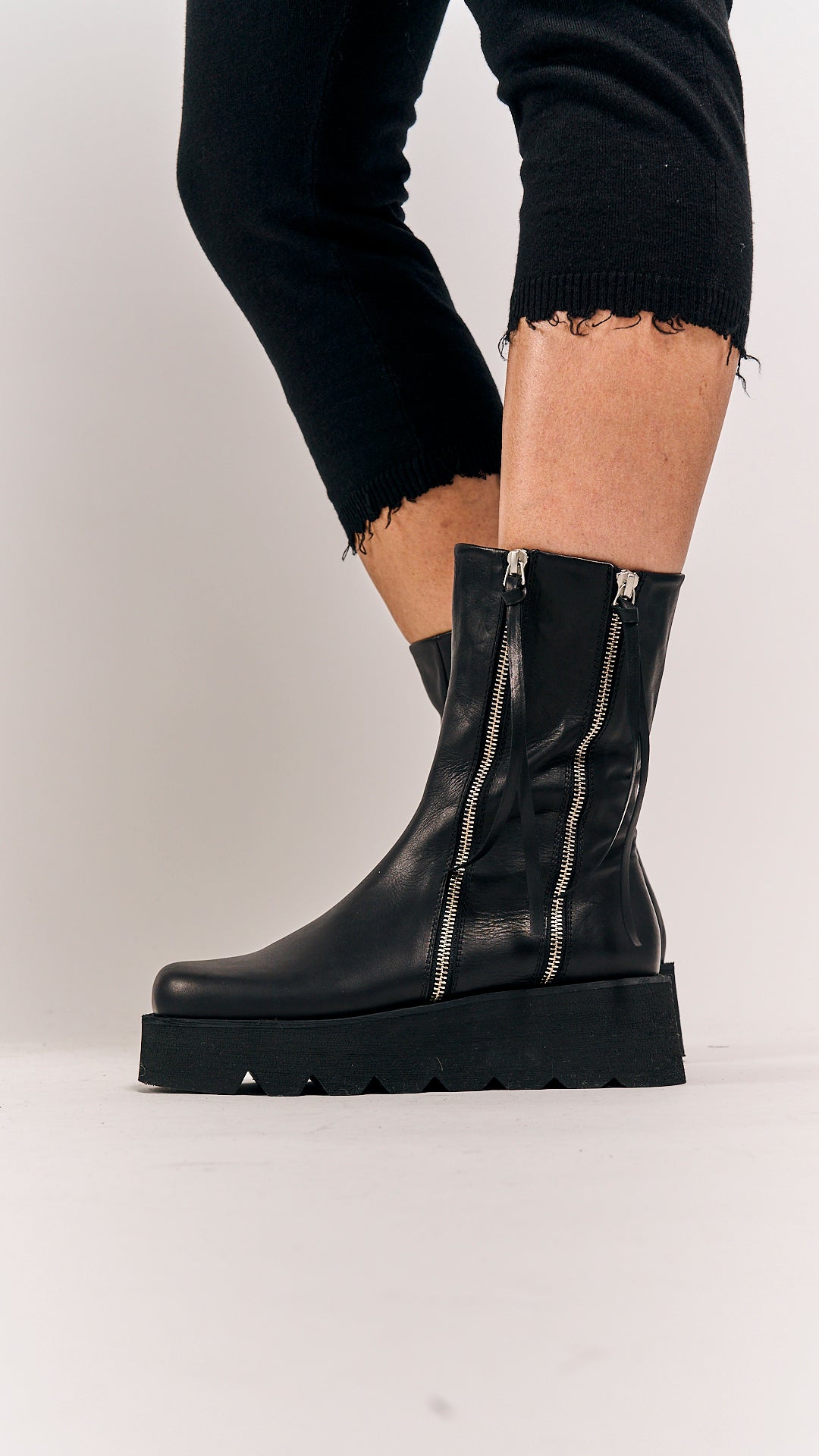 Puro Shoes Double Great Black
