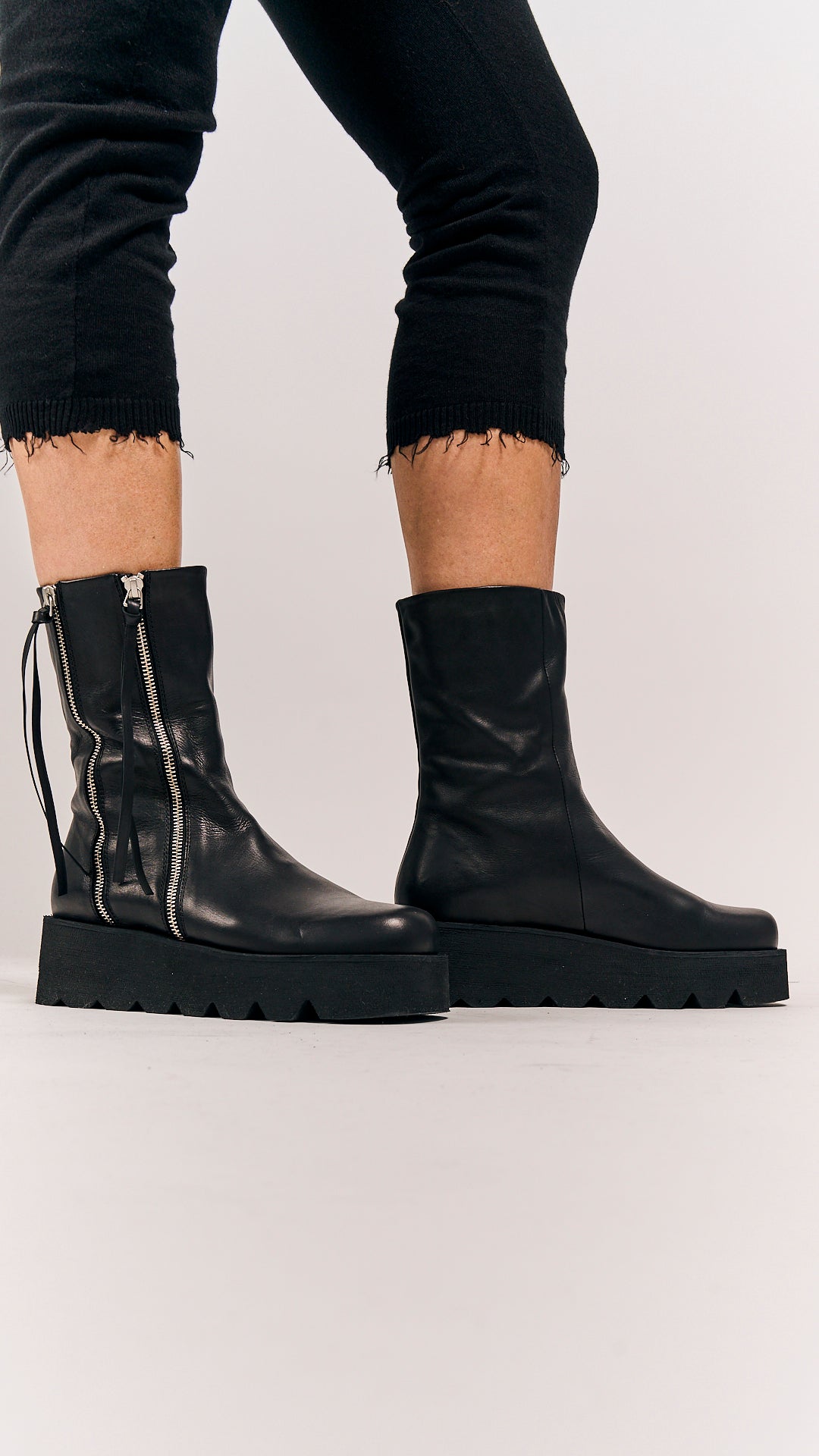 Puro Shoes Double Great Black