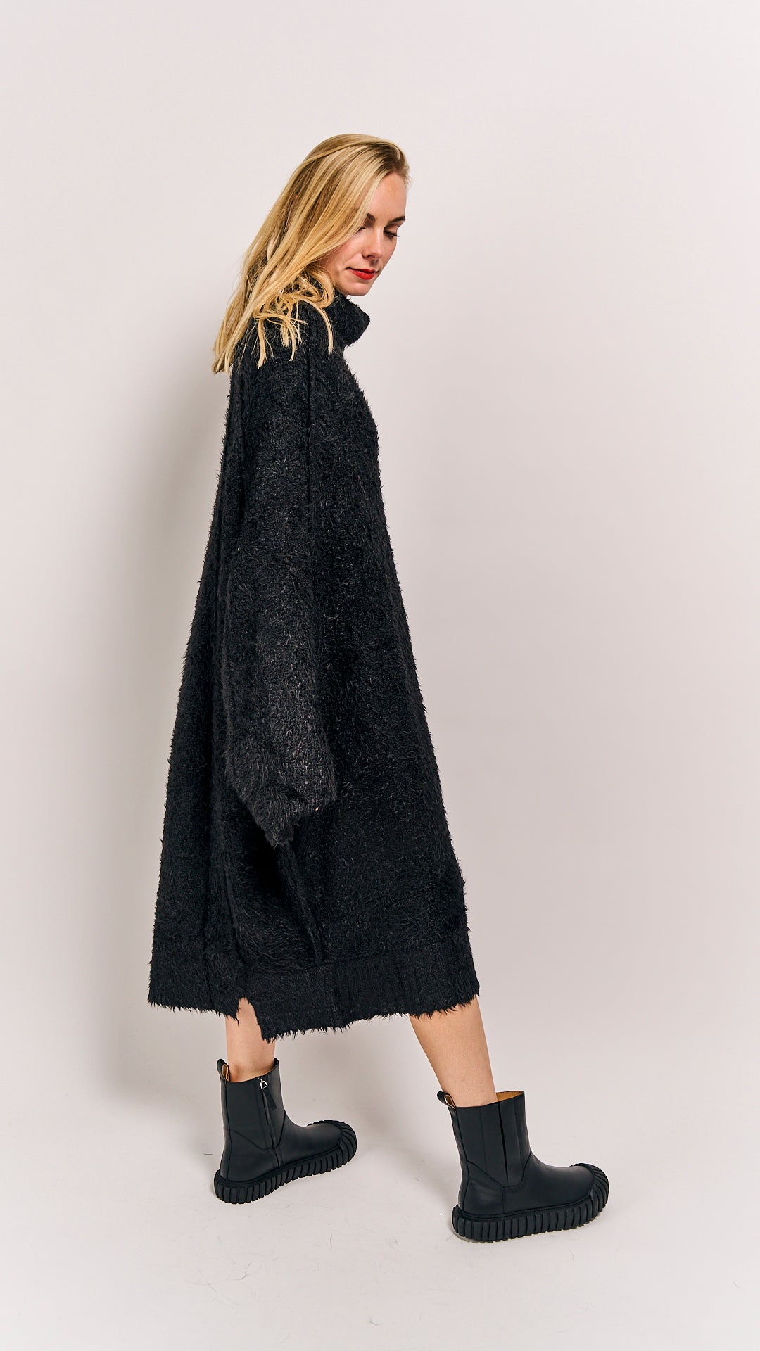 Rundholz Mainline Silk Dress Black