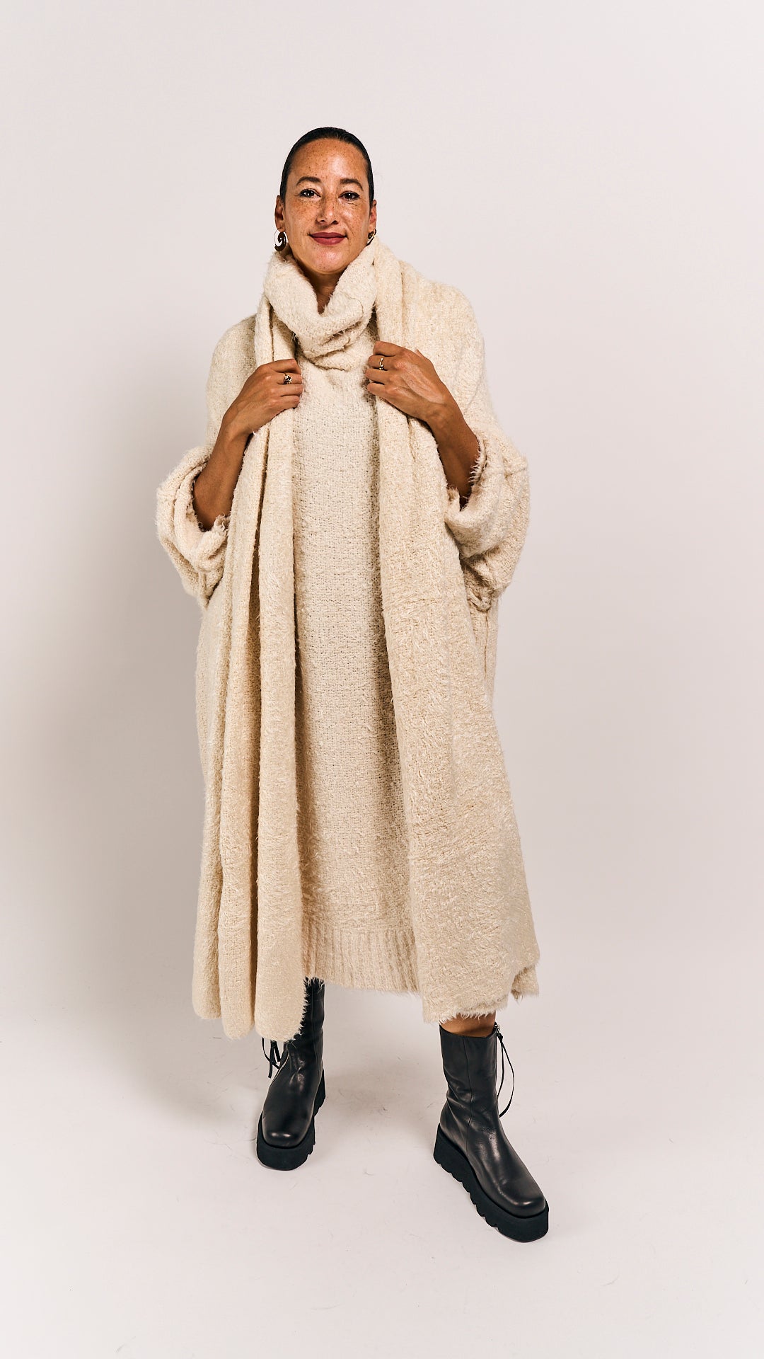Rundholz Mainline Silk Shawl Bone