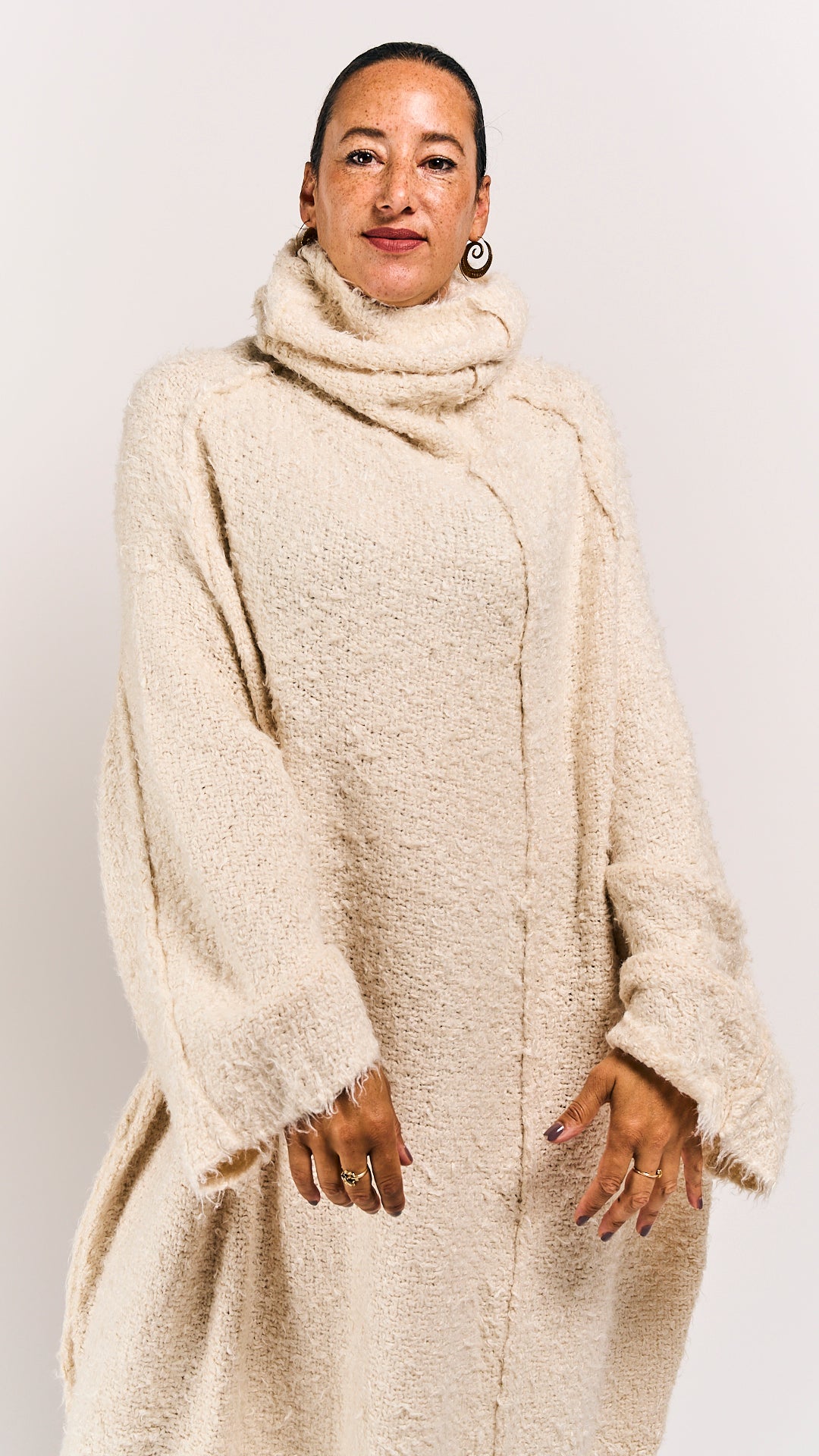 Rundholz Mainline Silk Dress Bone