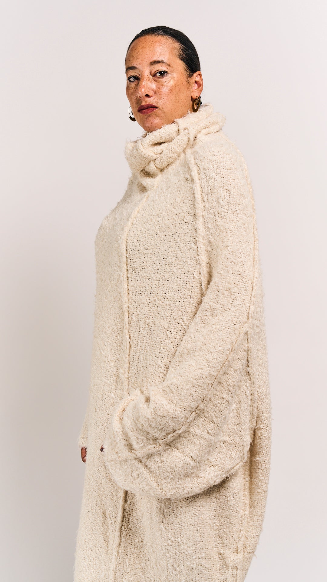 Rundholz Mainline Silk Dress Bone