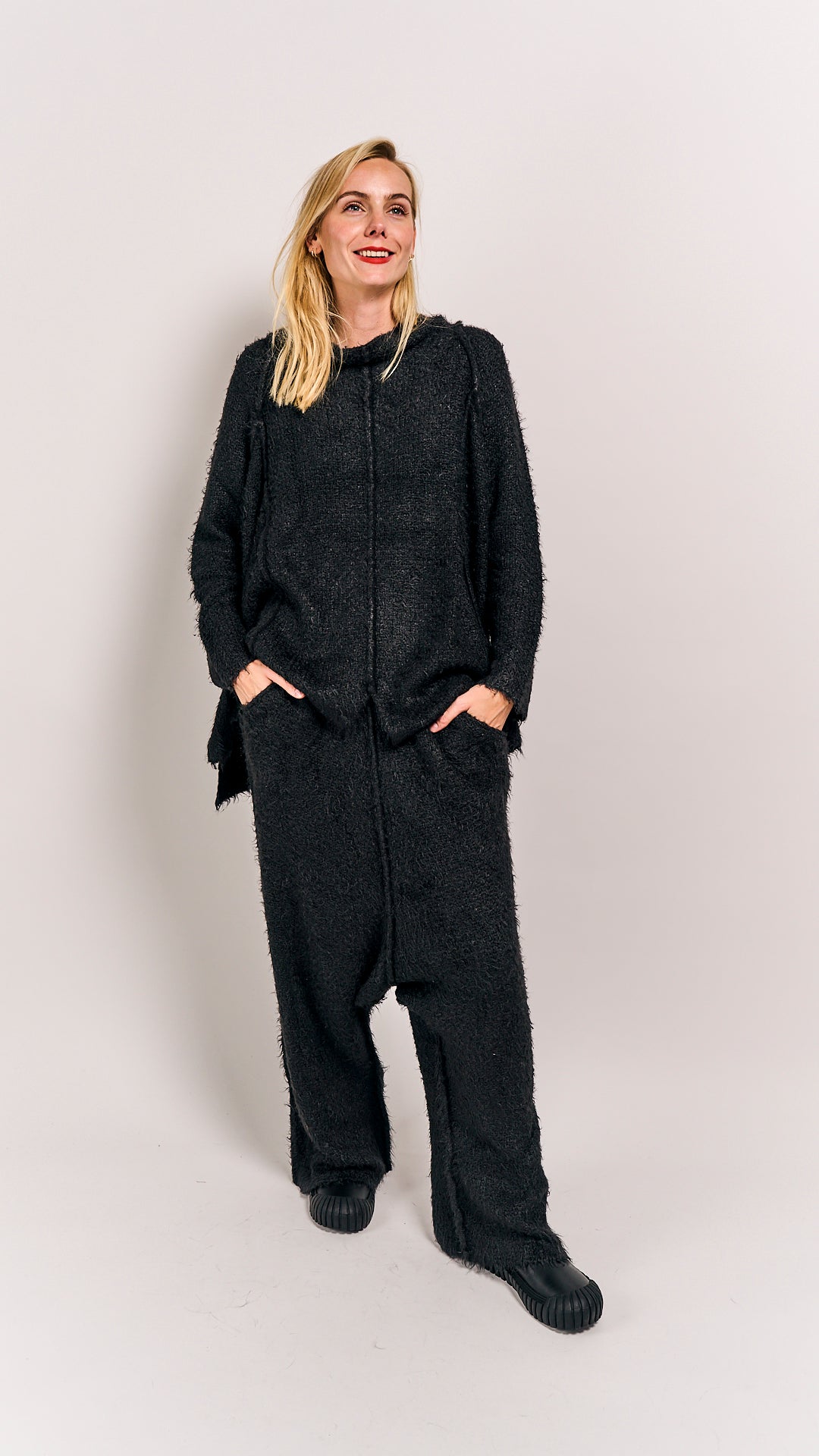Rundholz Mainline Silk Trousers Black