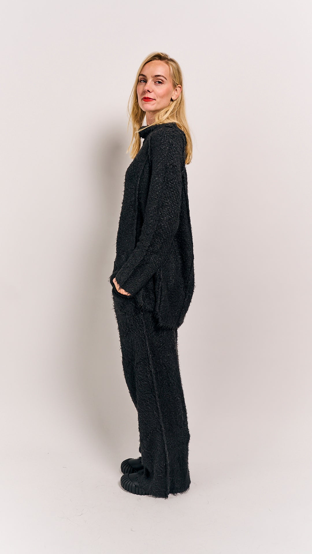 Rundholz Mainline Silk Trousers Black