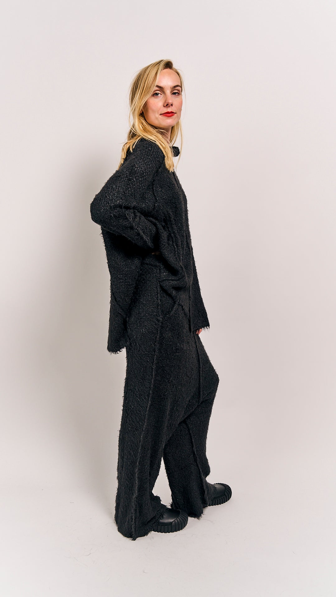 Rundholz Mainline Silk Trousers Black