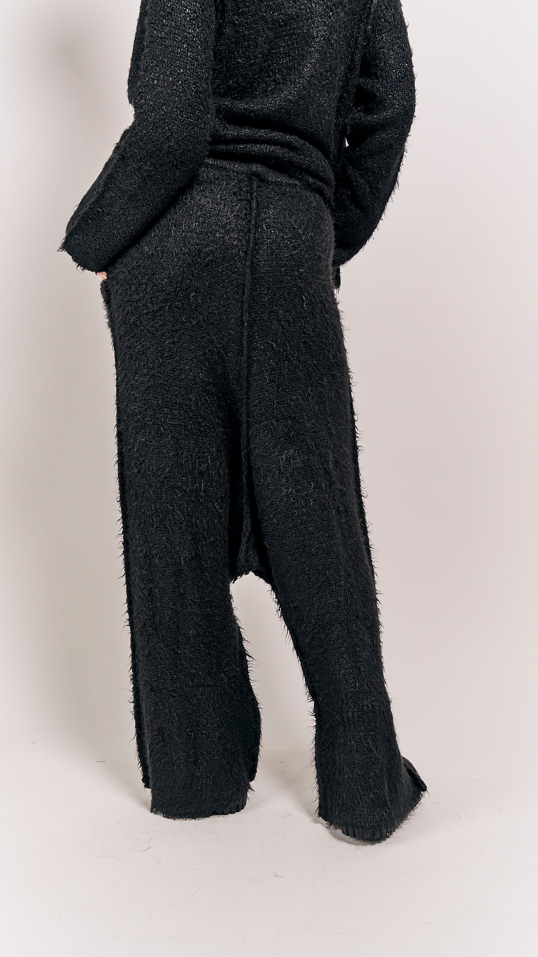 Rundholz Mainline Silk Trousers Black