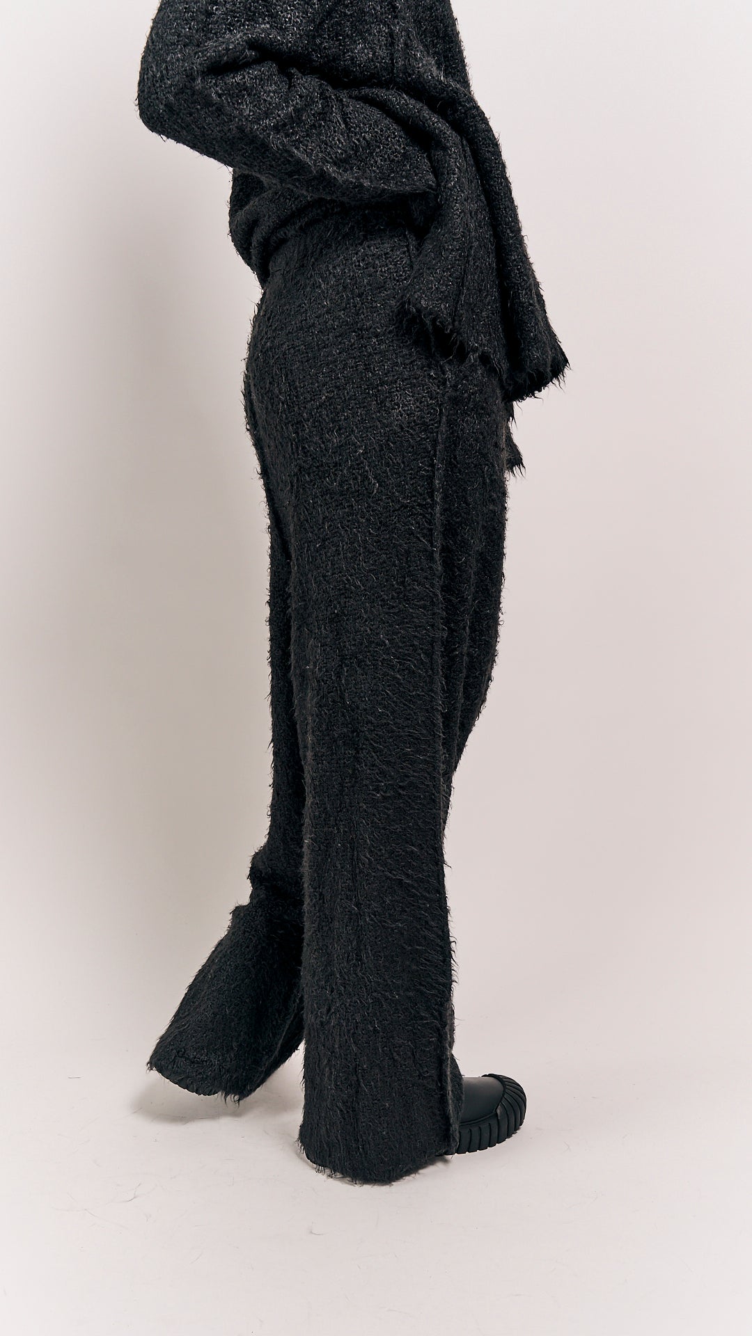 Rundholz Mainline Silk Trousers Black
