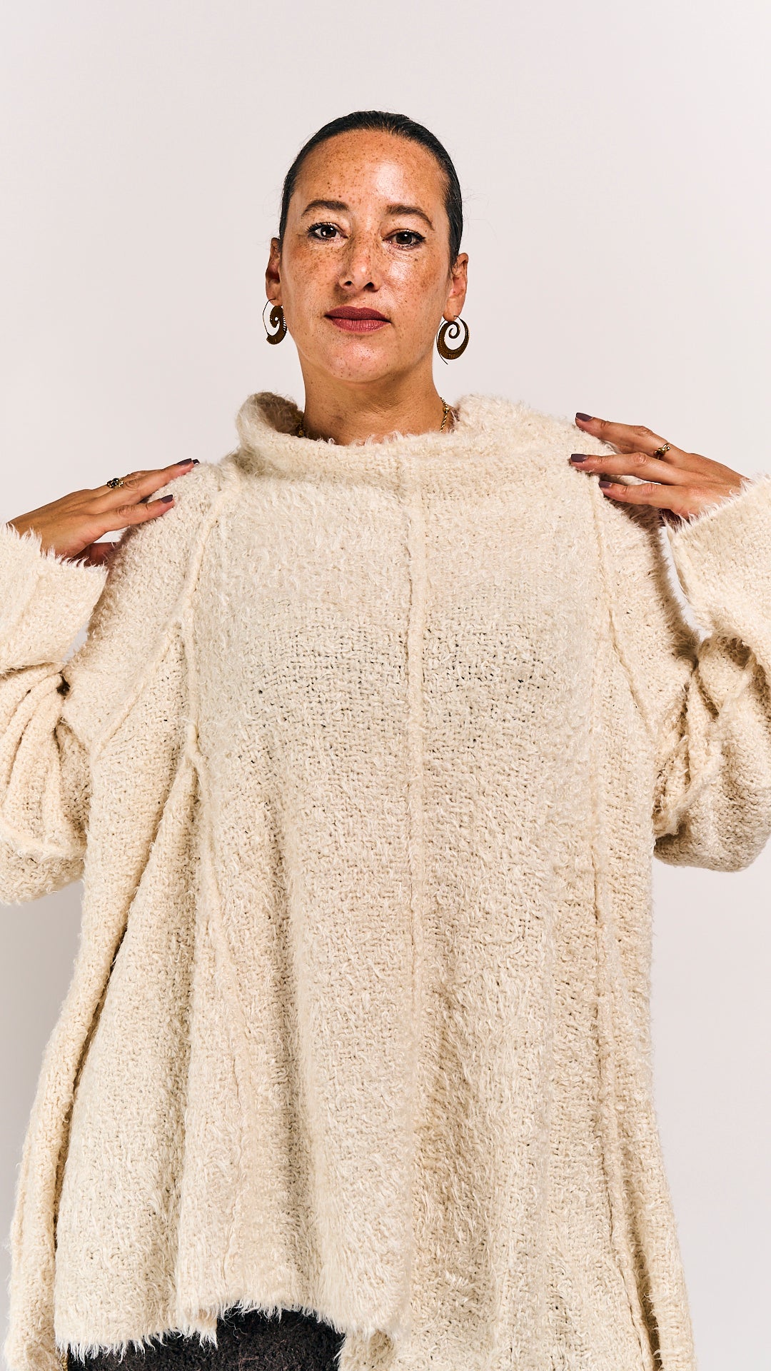 Rundholz Mainline Silk Pullover Bone