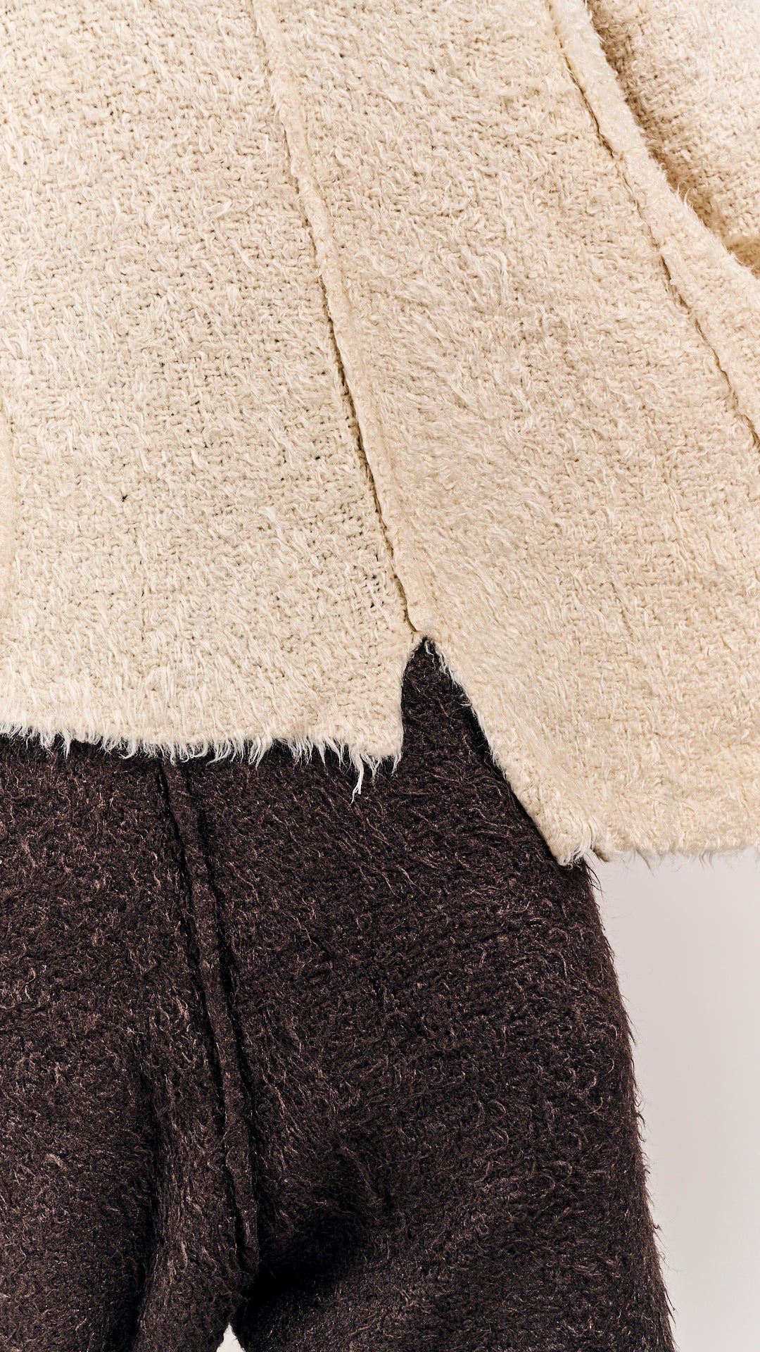 Rundholz Mainline Silk Pullover Bone