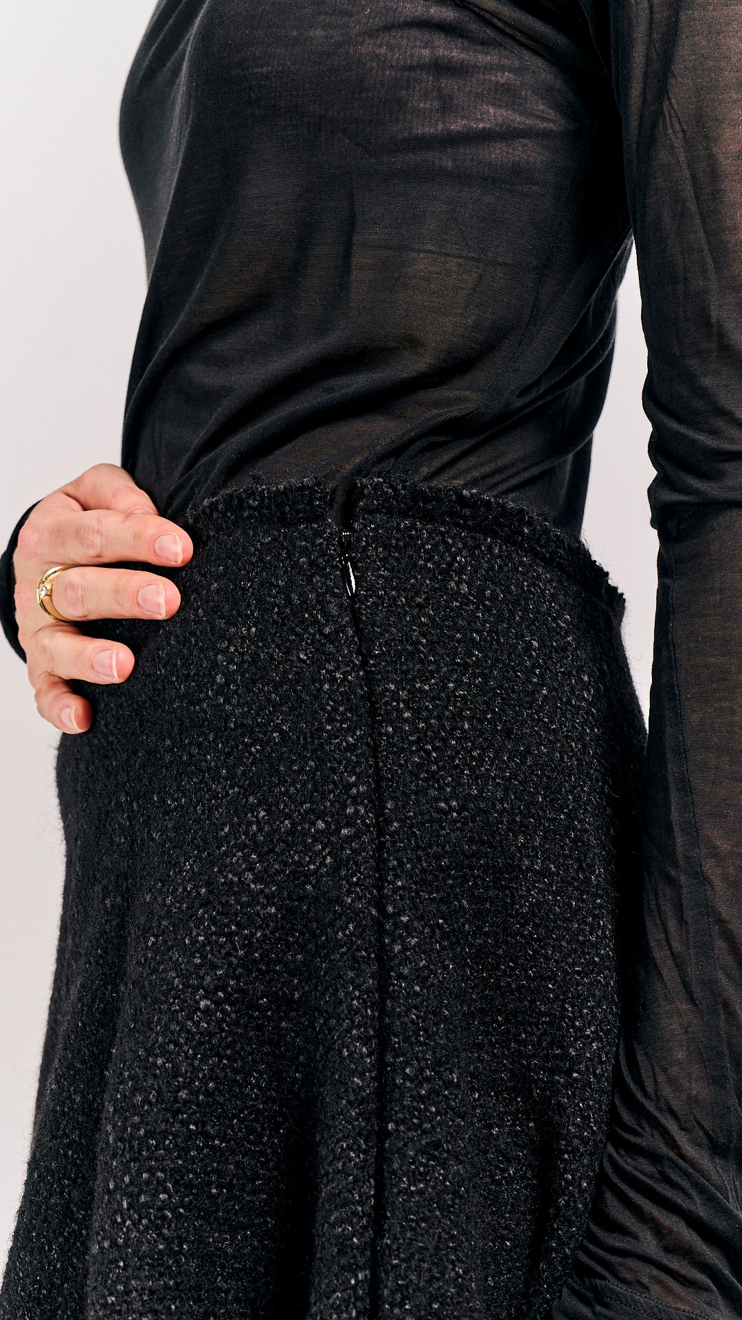 Rundholz DIP Shirt Black