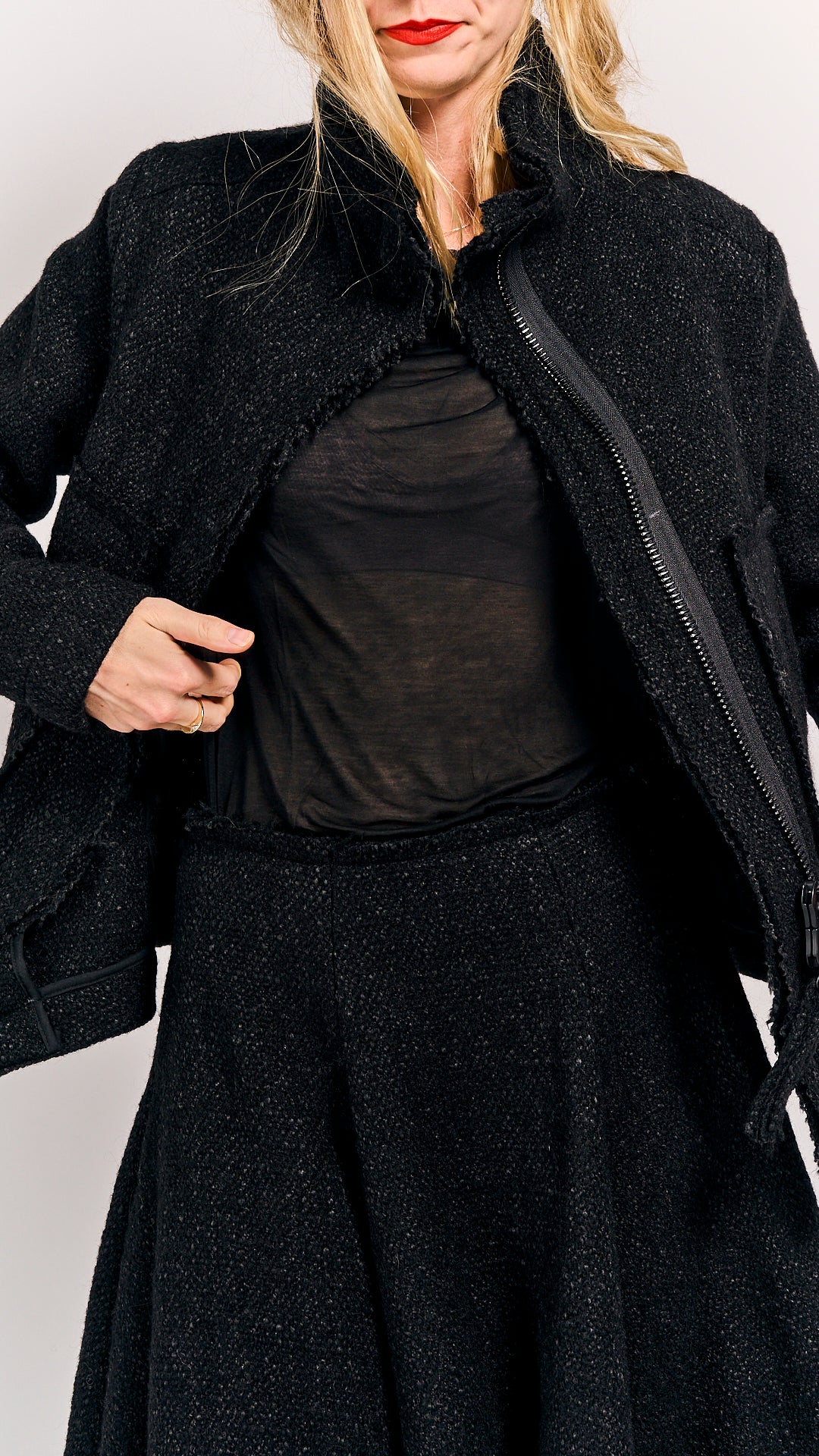 Rundholz Mainline Jacket Black Melange