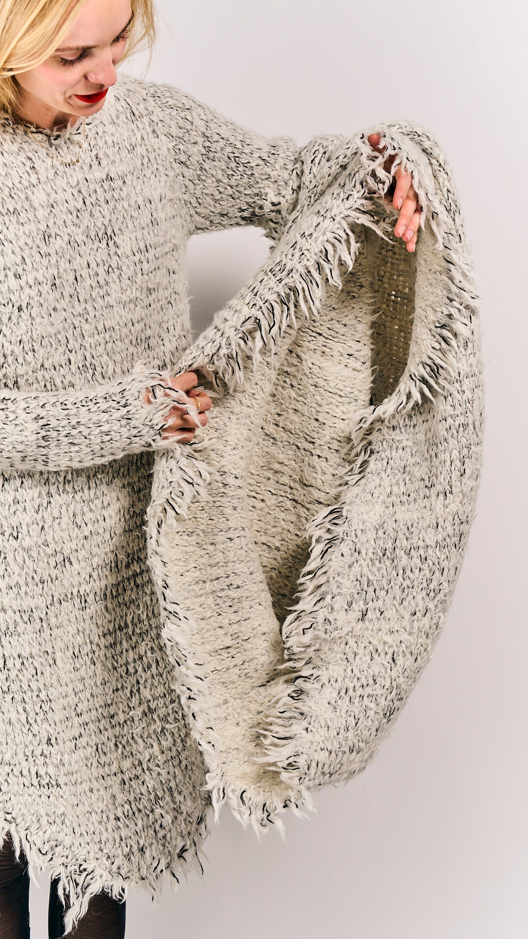 Rundholz Mainline Shawl LT Bone Melange
