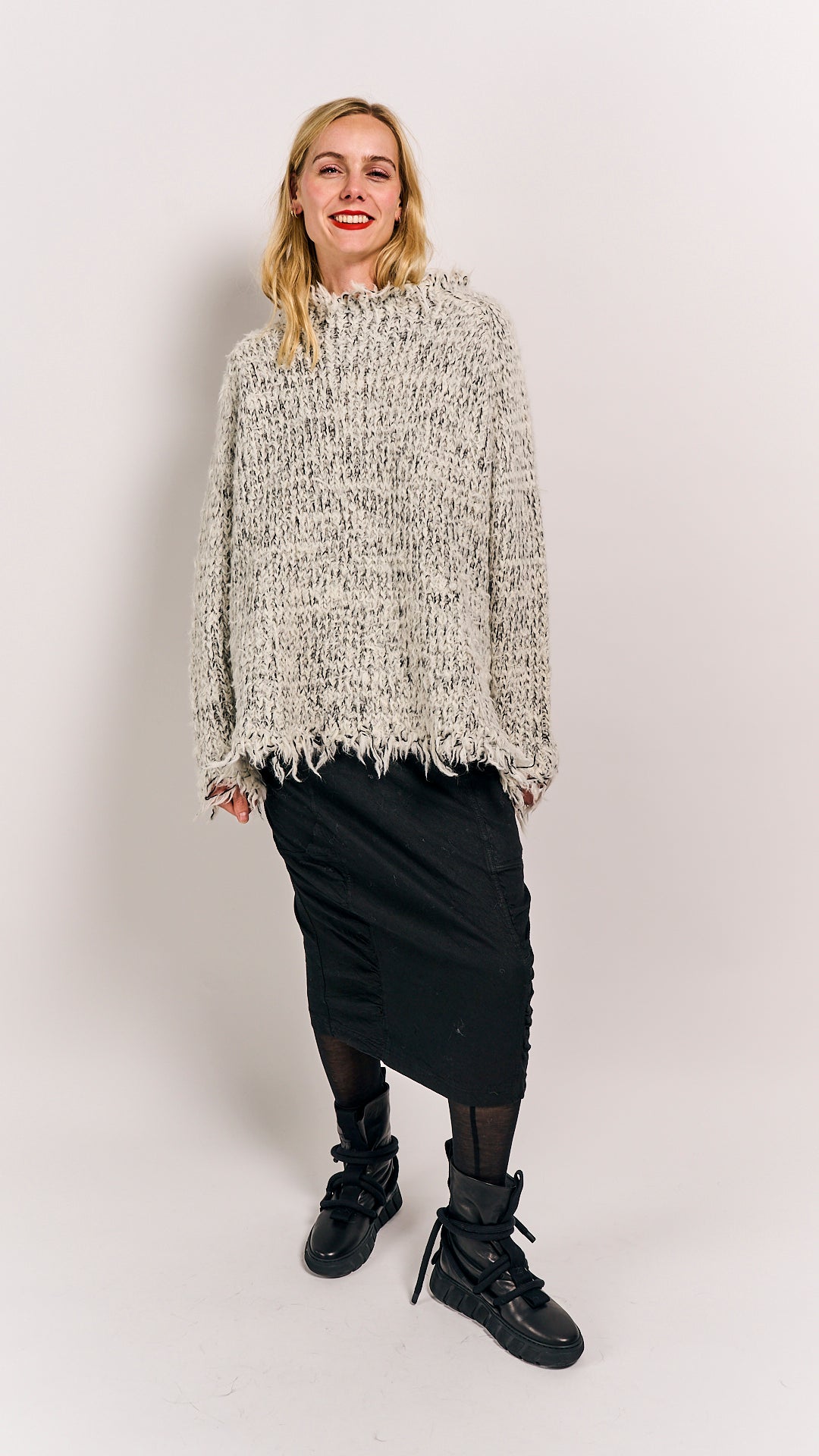 Rundholz Mainline Pullover LT Bone Melange