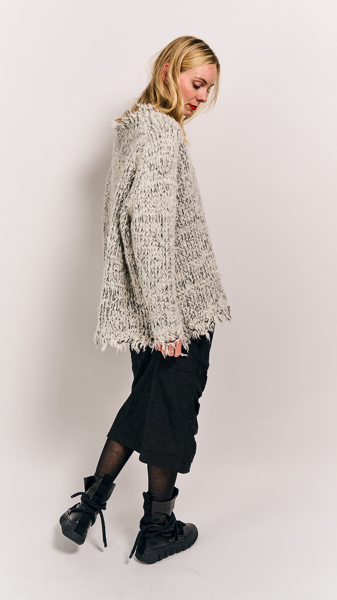 Rundholz Mainline Pullover LT Bone Melange