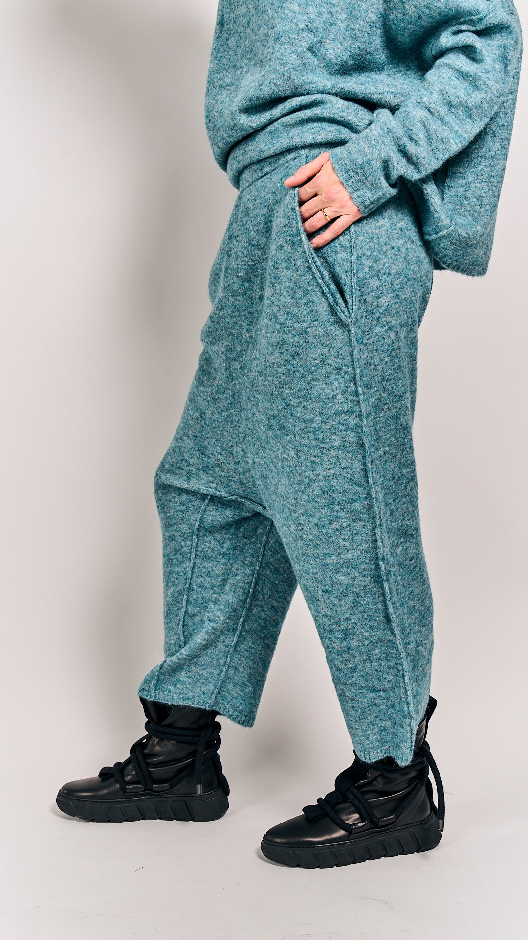 Rundholz DIP Trousers Lagoon Melange
