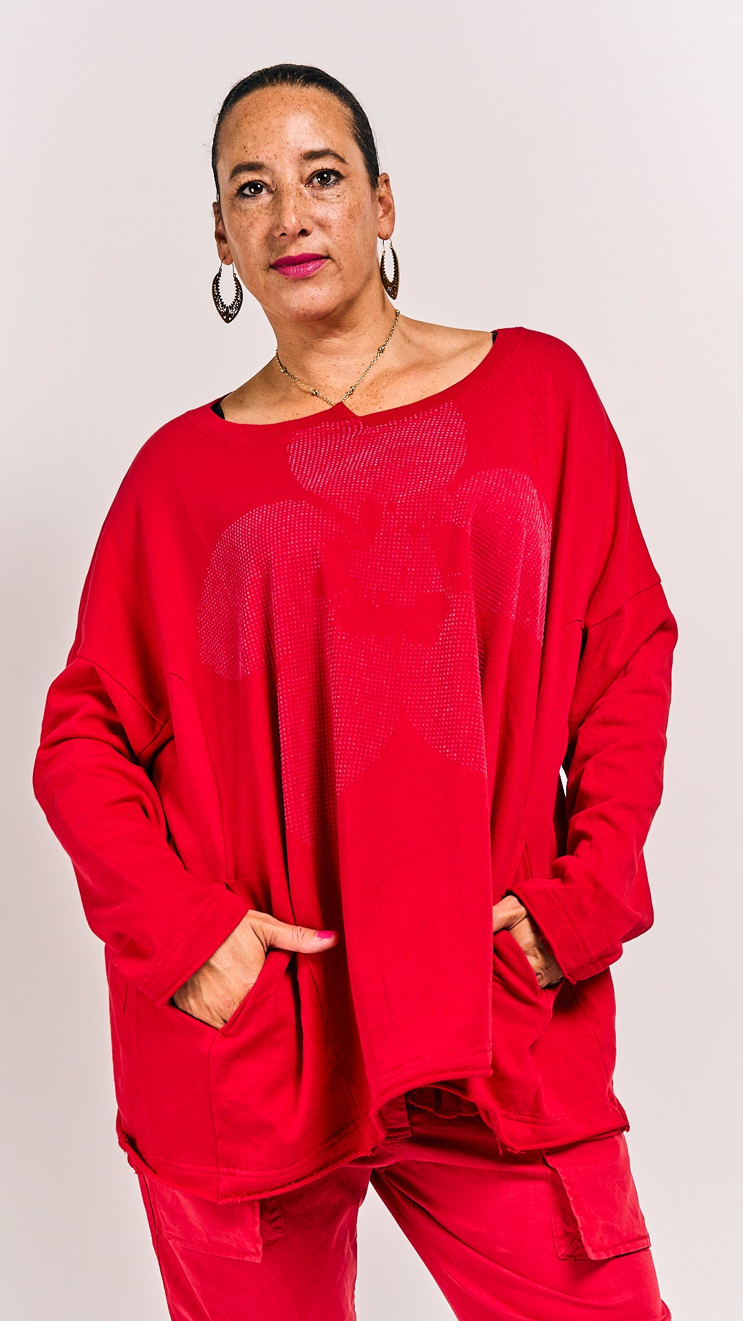 Rundholz Black Label Pullover Rose Lotusflock