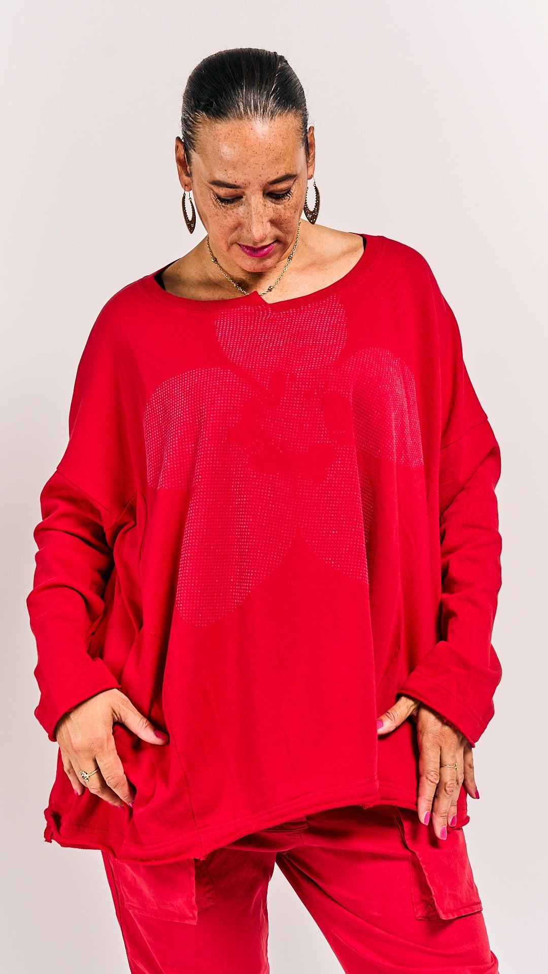 Rundholz Black Label Pullover Rose Lotusflock