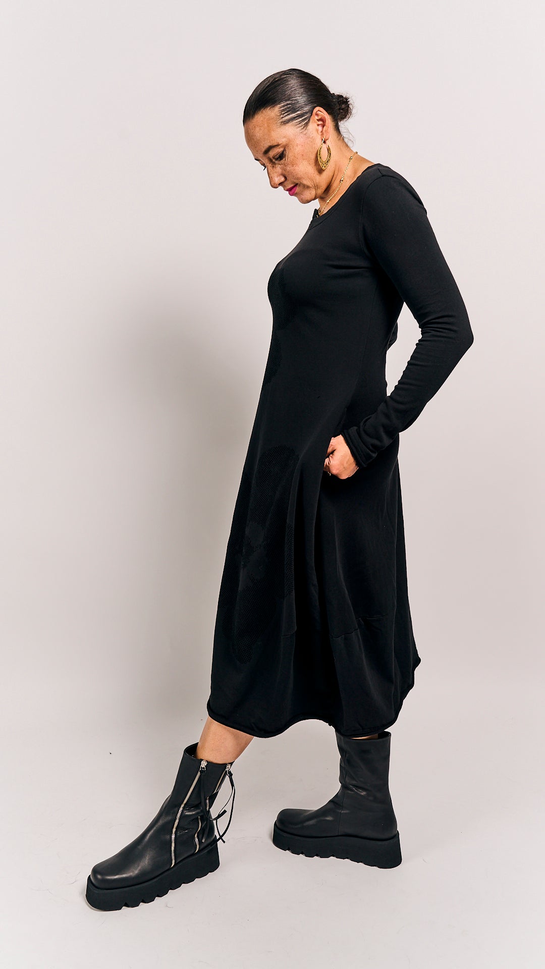 Rundholz Black Label Dress Black Blackflock