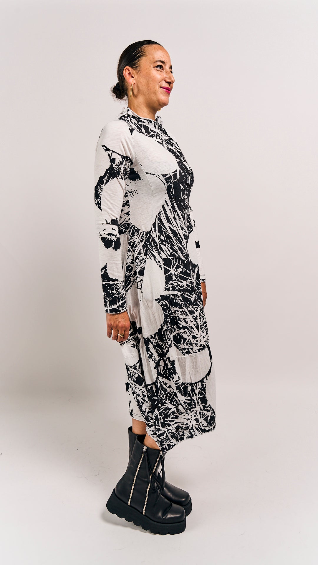 Rundholz Black Label Dress Offwhite Print