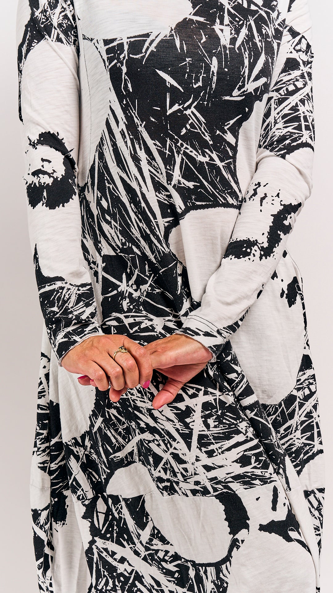Rundholz Black Label Dress Offwhite Print