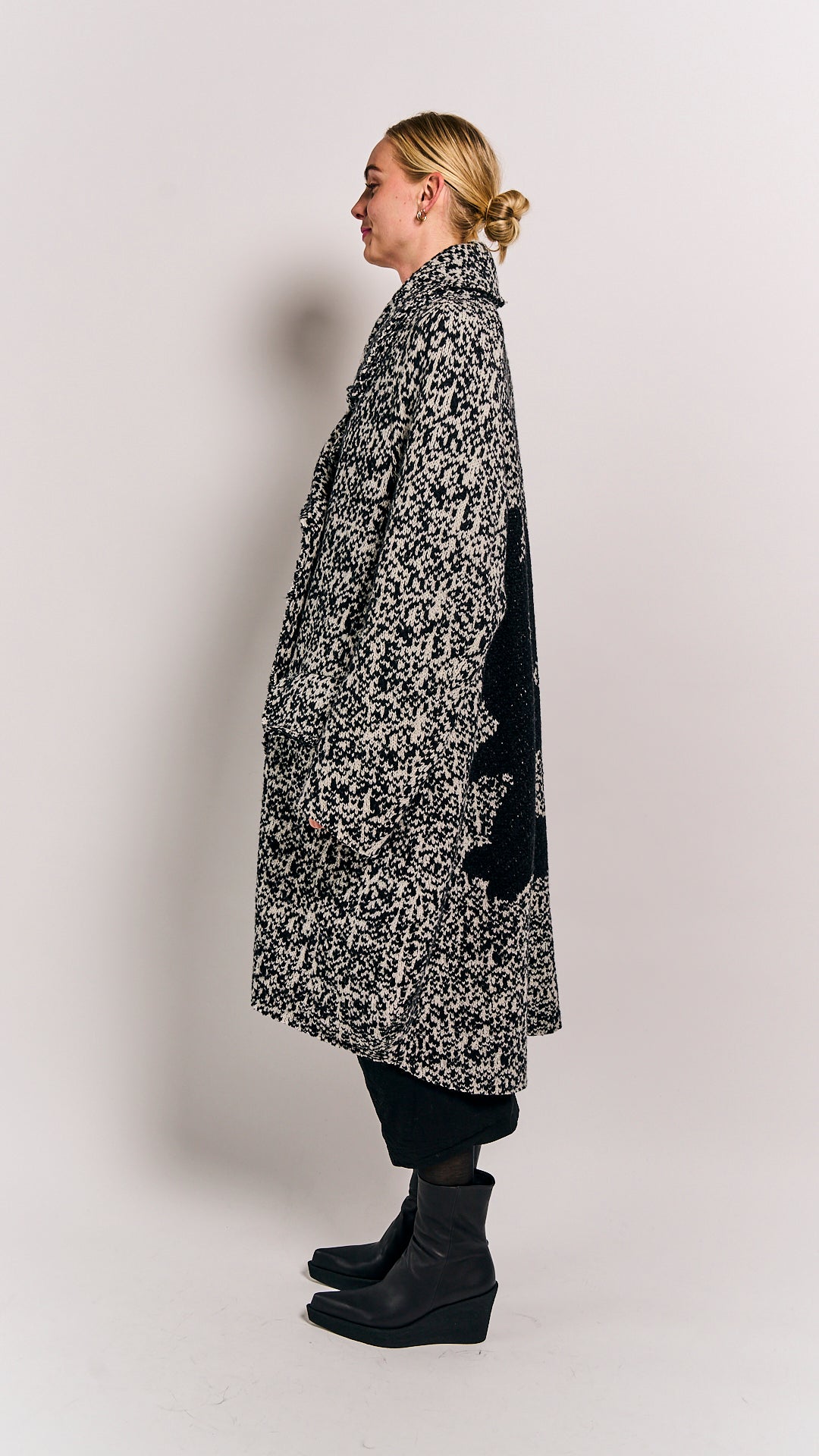 Rundholz Mainline Coat Bone Jacquard