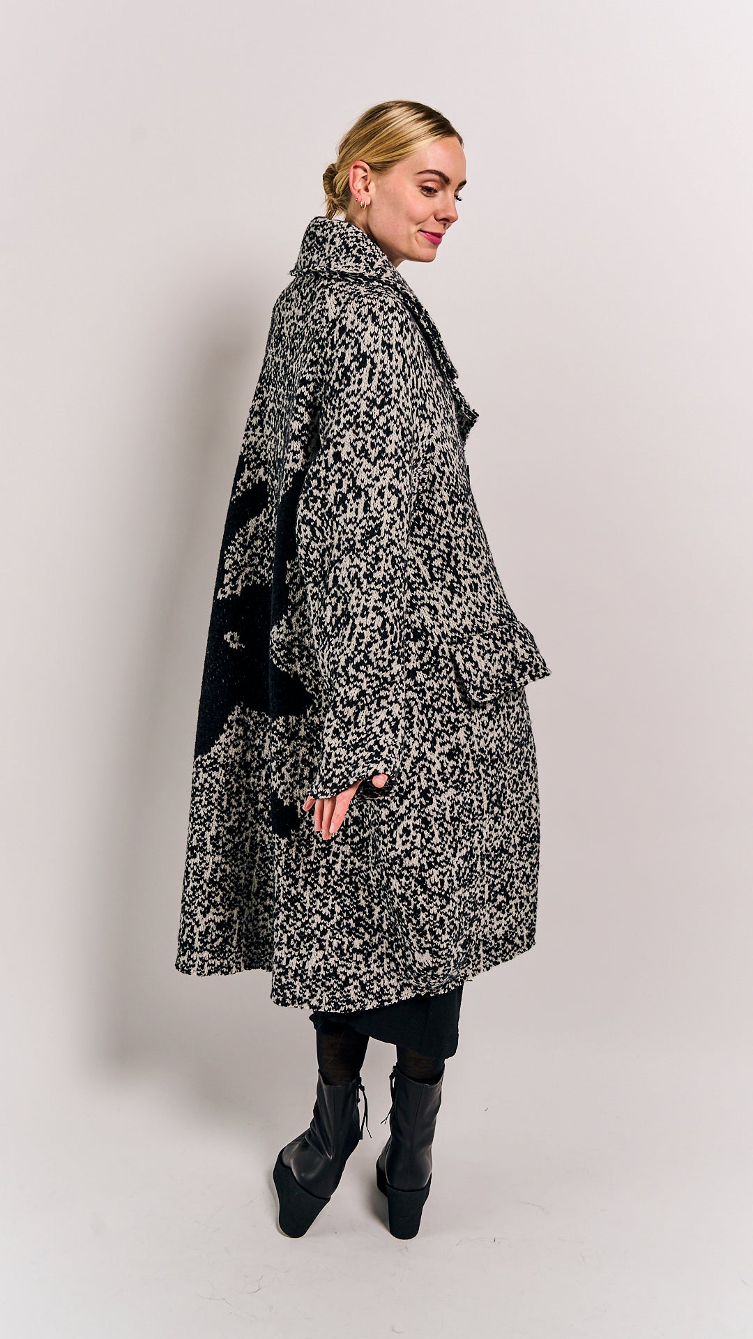 Rundholz Mainline Coat Bone Jacquard